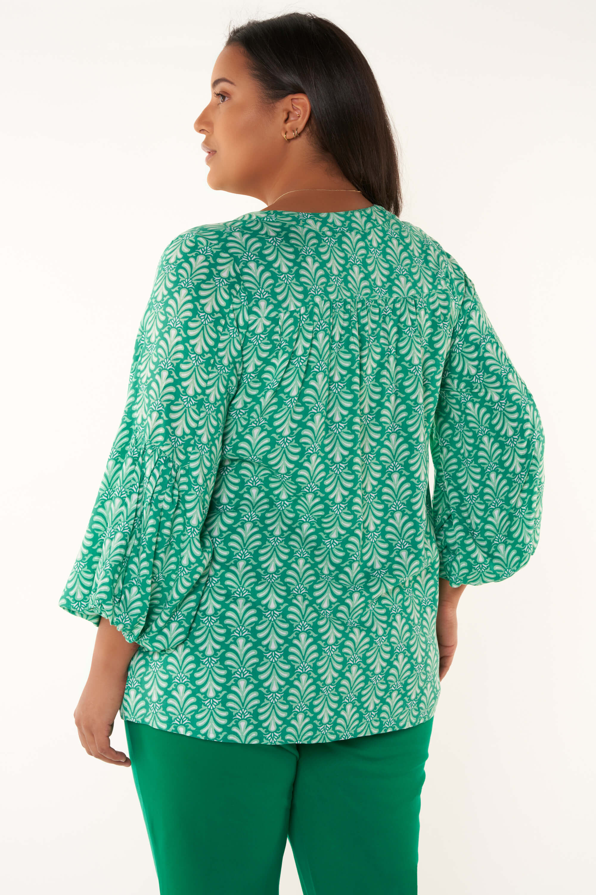 Bluse mit Print image number 3