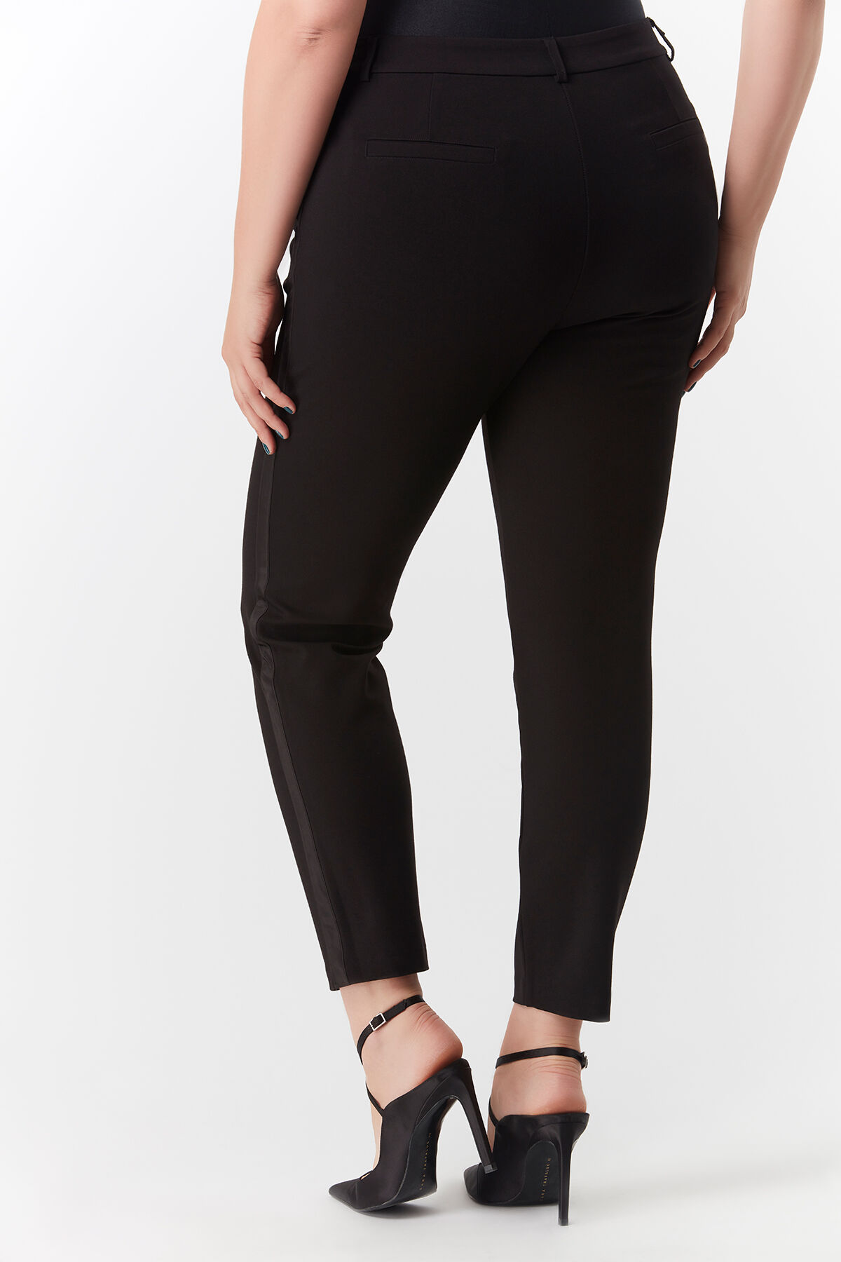 Hose mit Satin-Streifen image number 3