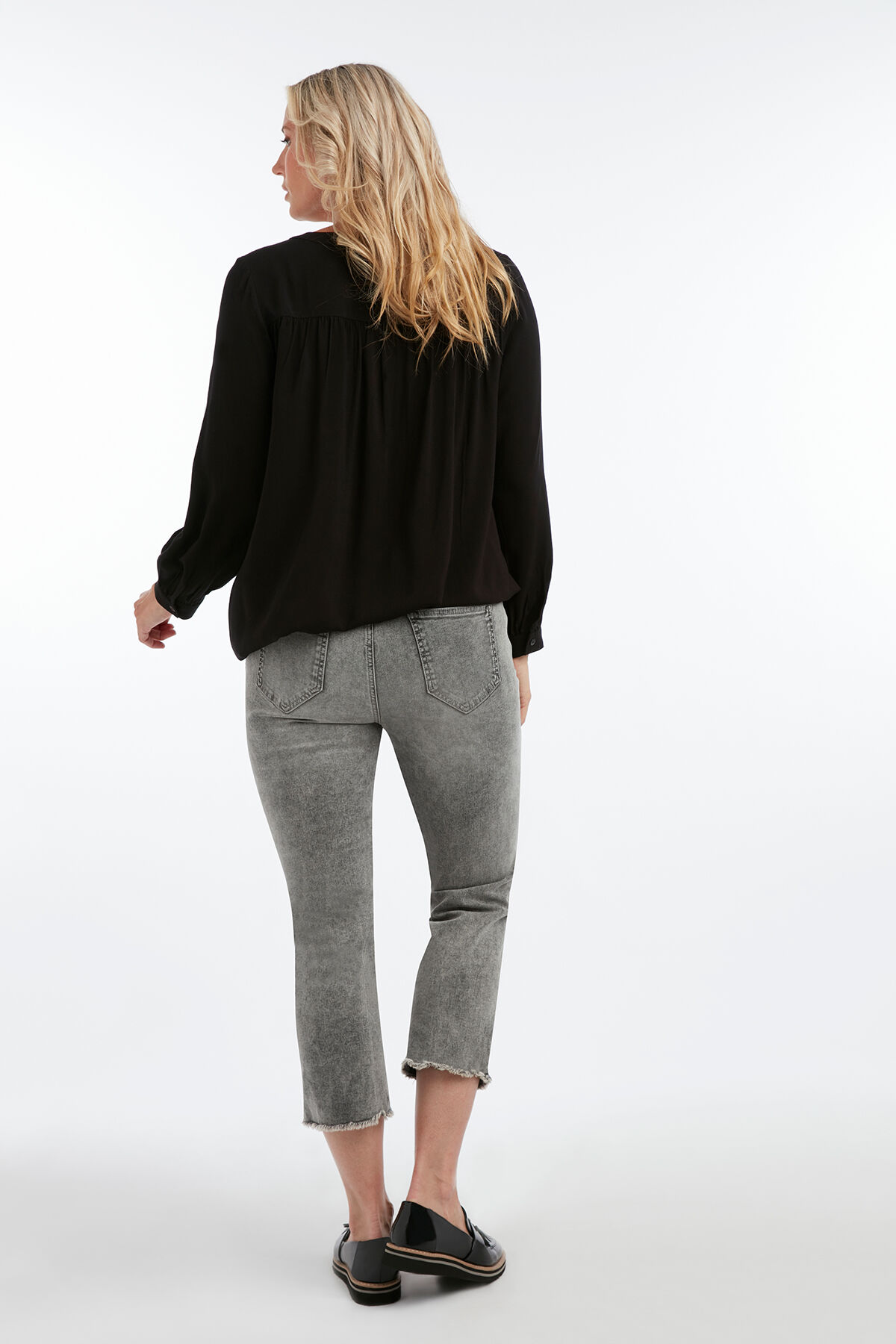 Cropped-Jeans mit geradem Bein image number 3