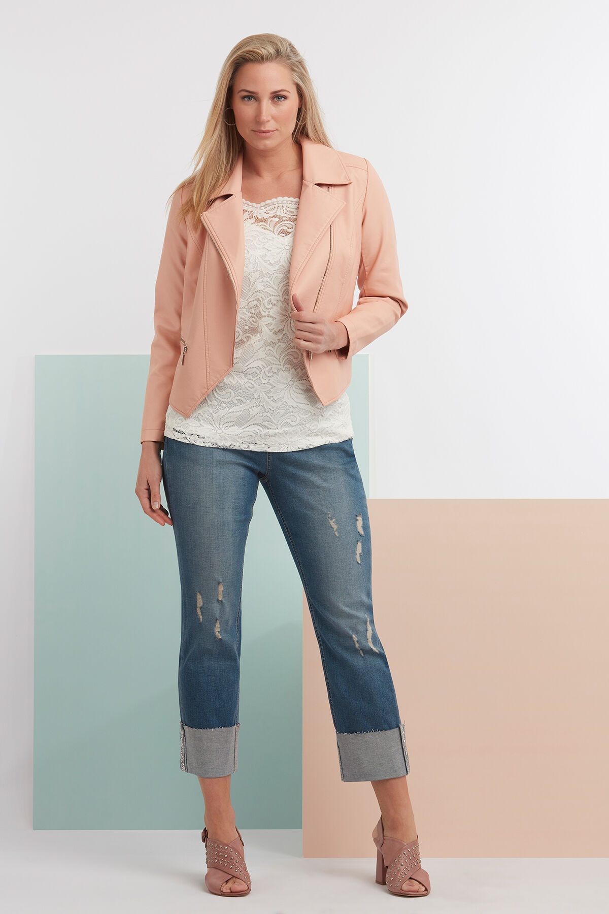 Schulterfreies Spitzen-Top image number 4