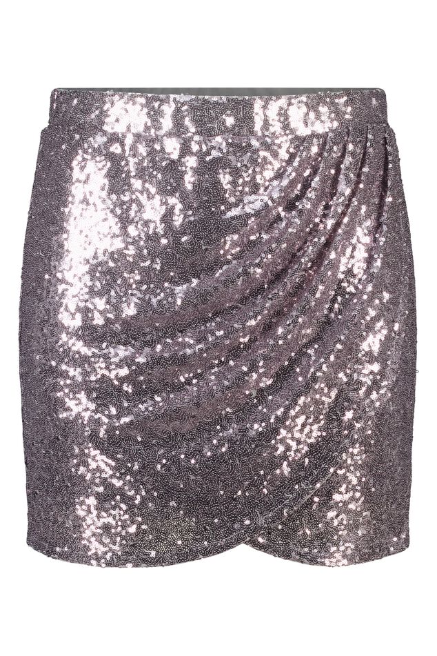 Paillettenrock in Wickeloptik image number 1