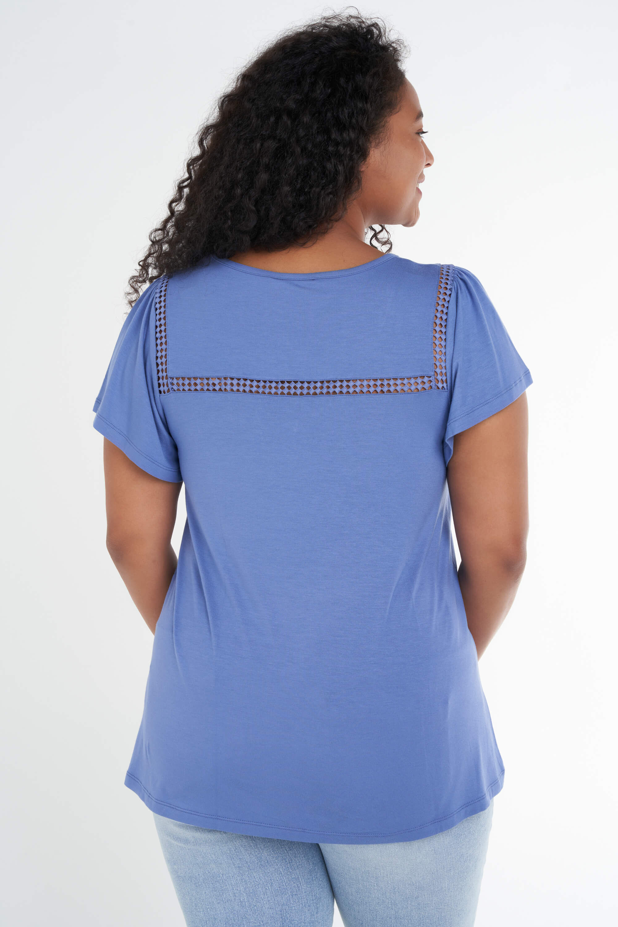 T-Shirt mit R&uuml;schen&auml;rmeln  image number 3