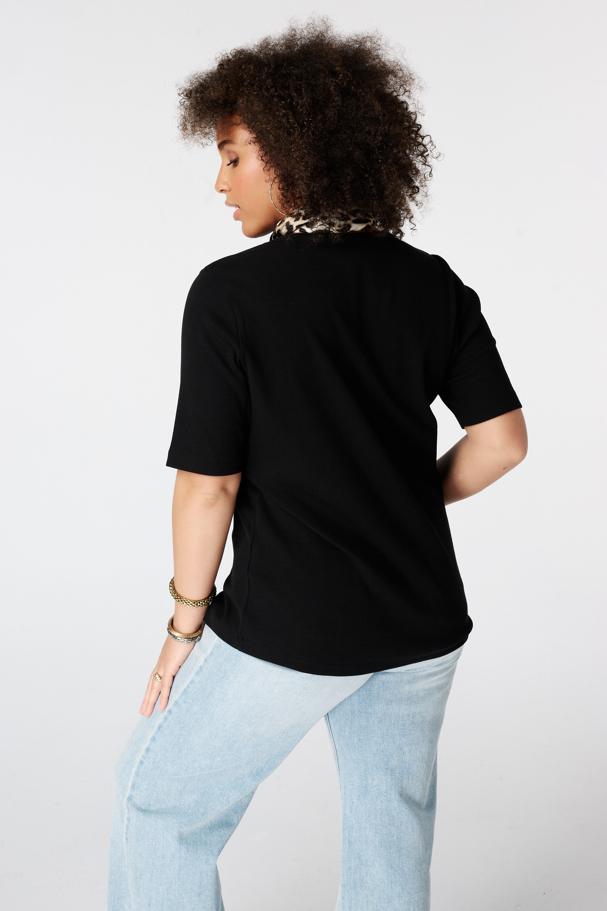 Basic Top aus Rippstoff image number 3