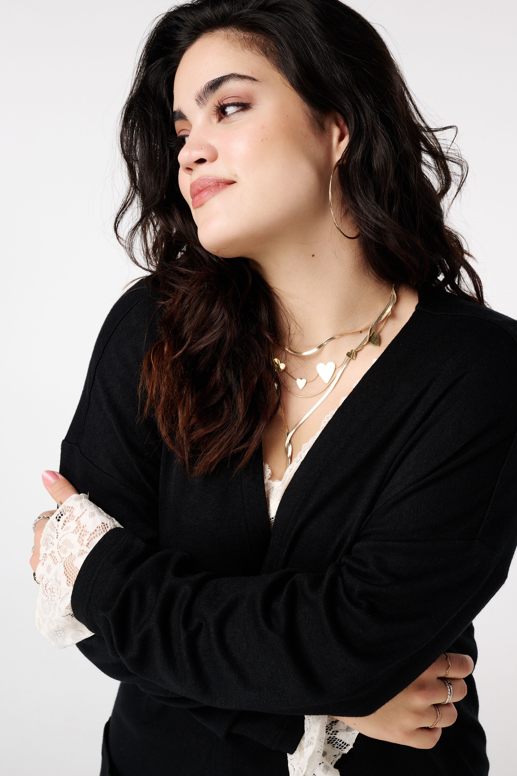 Langer Cardigan mit Taschen image number 4