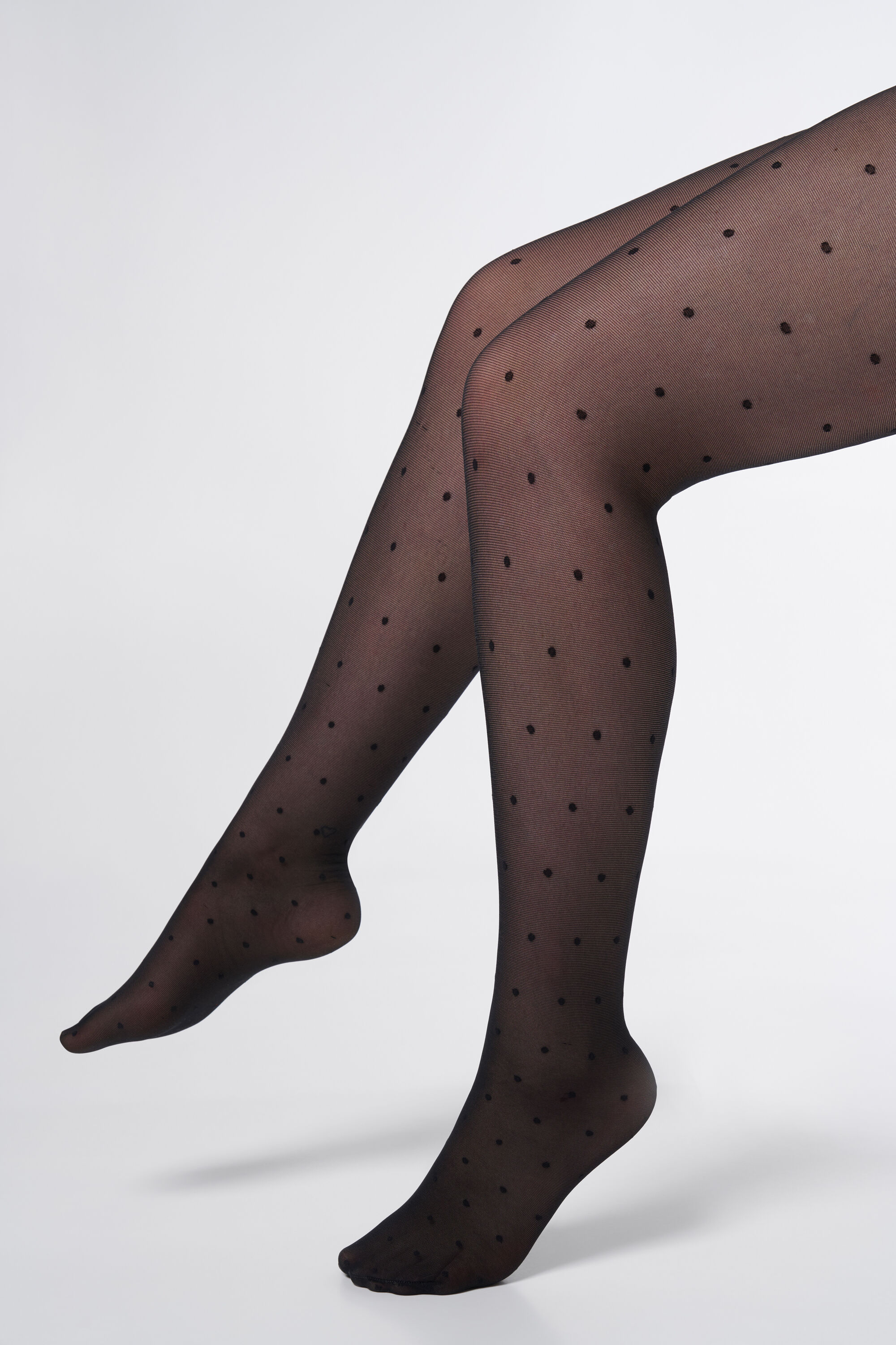 Strumpfhose mit Punkten 30 Denier image number 1