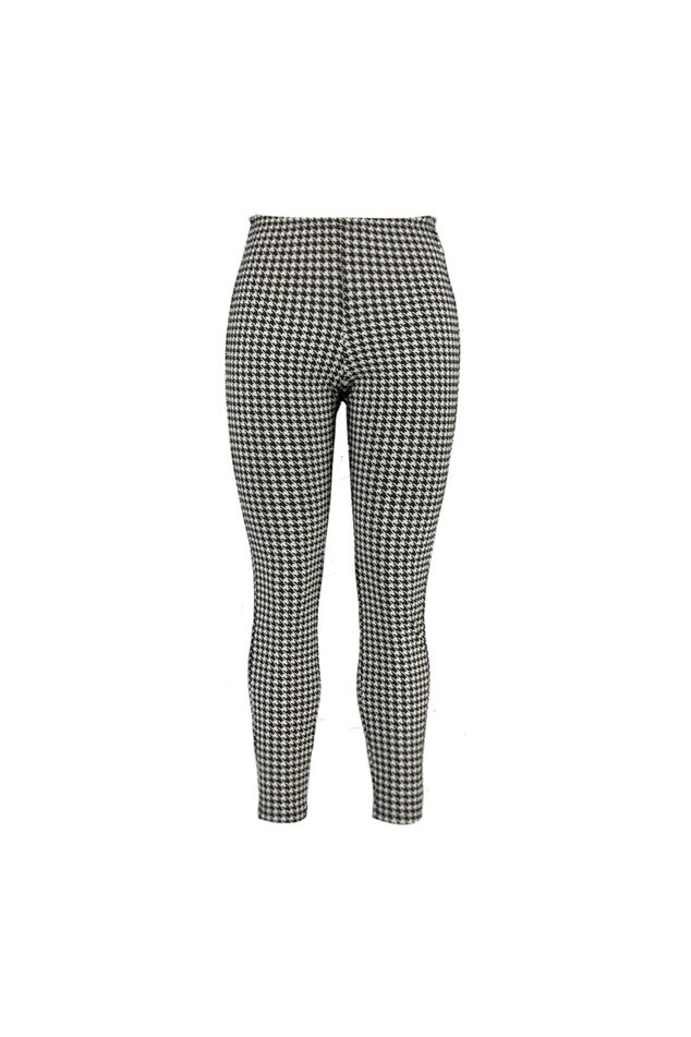 Treggings mit Hahnentritt-Muster image number 1