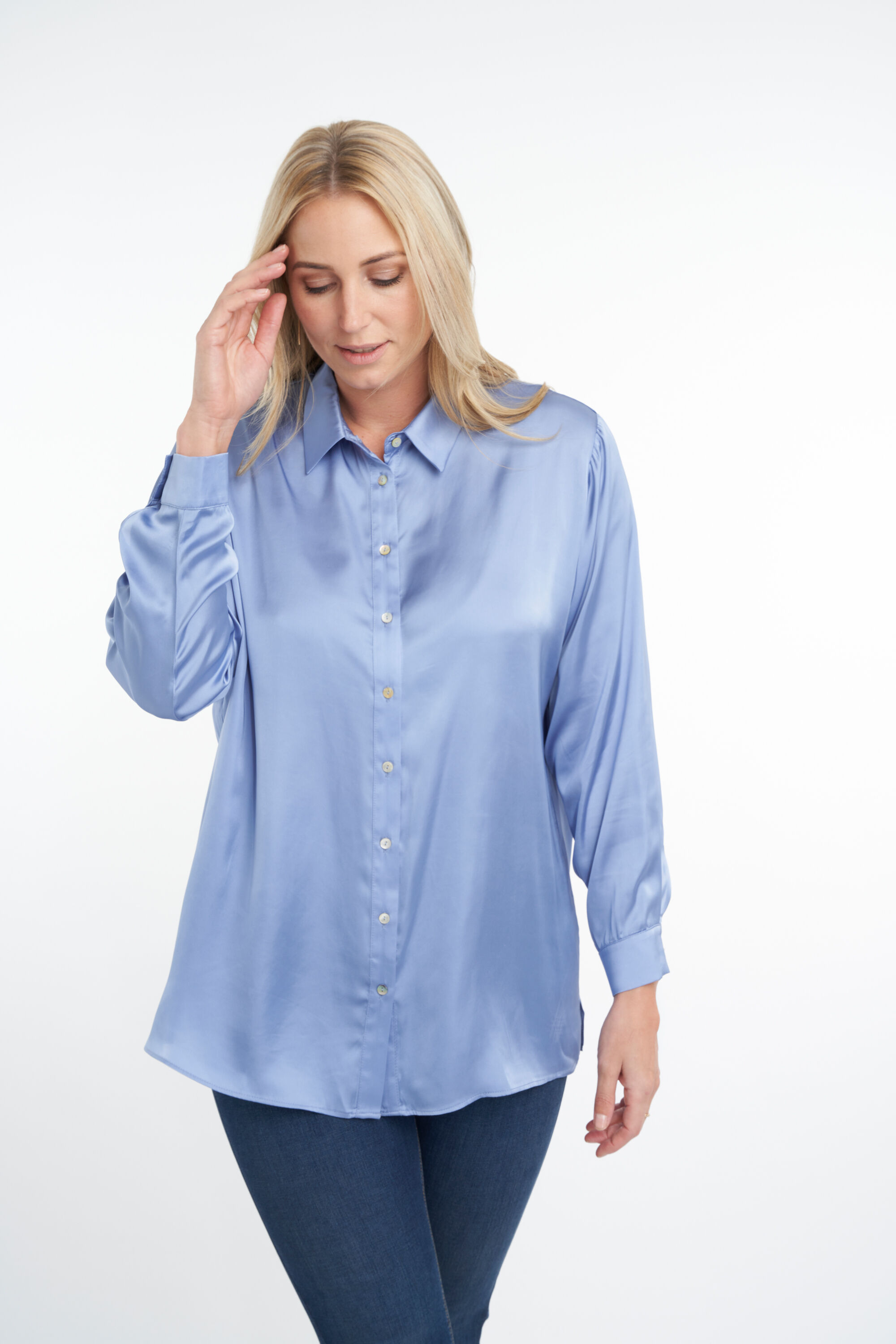 Satinbluse  image number 6