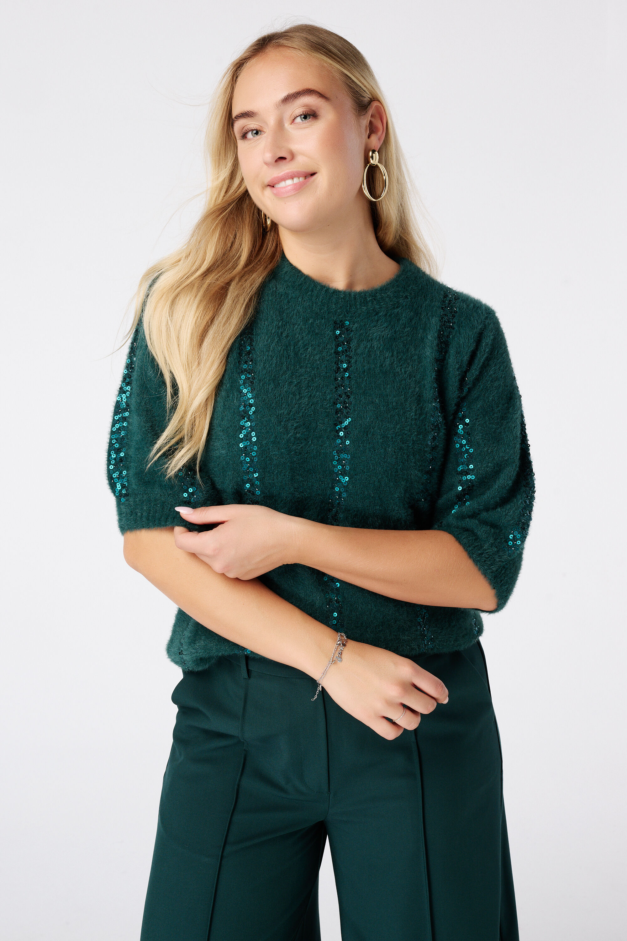 Pullover mit kurzen &Auml;rmeln