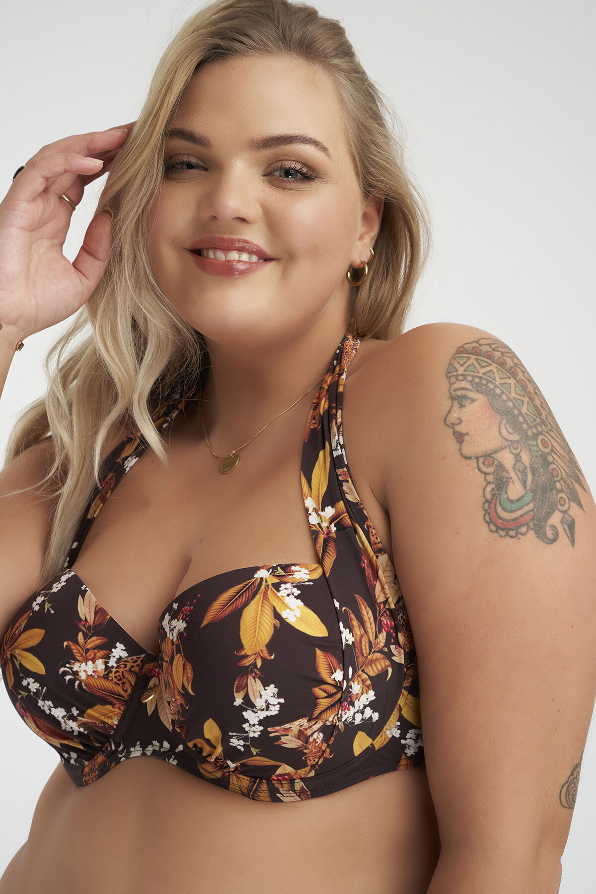 Bikini-Oberteil mit Print  image number 5