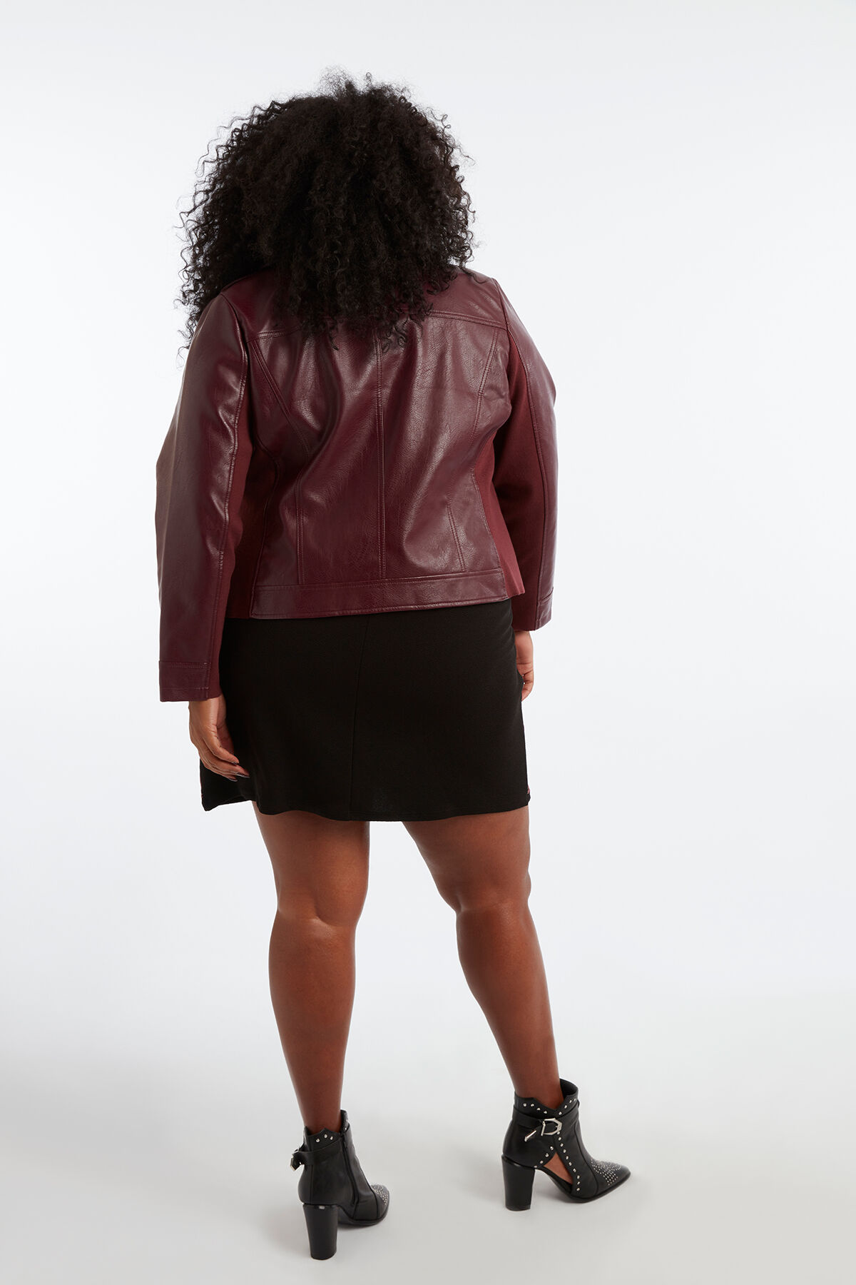 Biker-Jacke aus Kunstleder image number 3