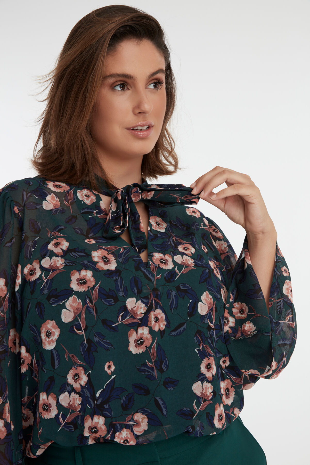 Bluse mit Blumen-Print image number 4