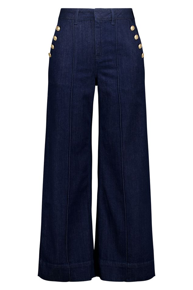 Jeans mit goldenen Knöpfen image number 1