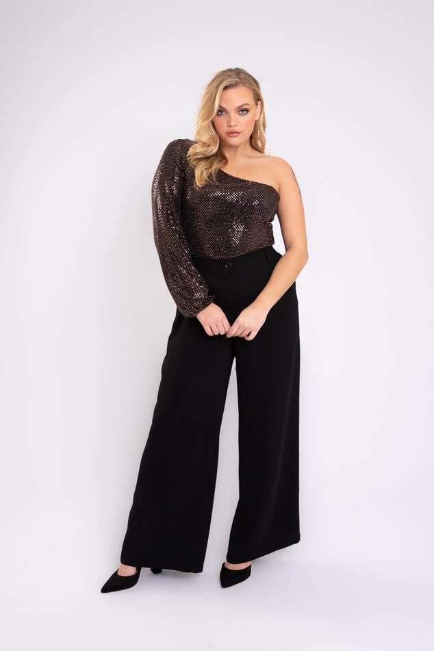 Hose mit weit geschnittenem Bein image number 7