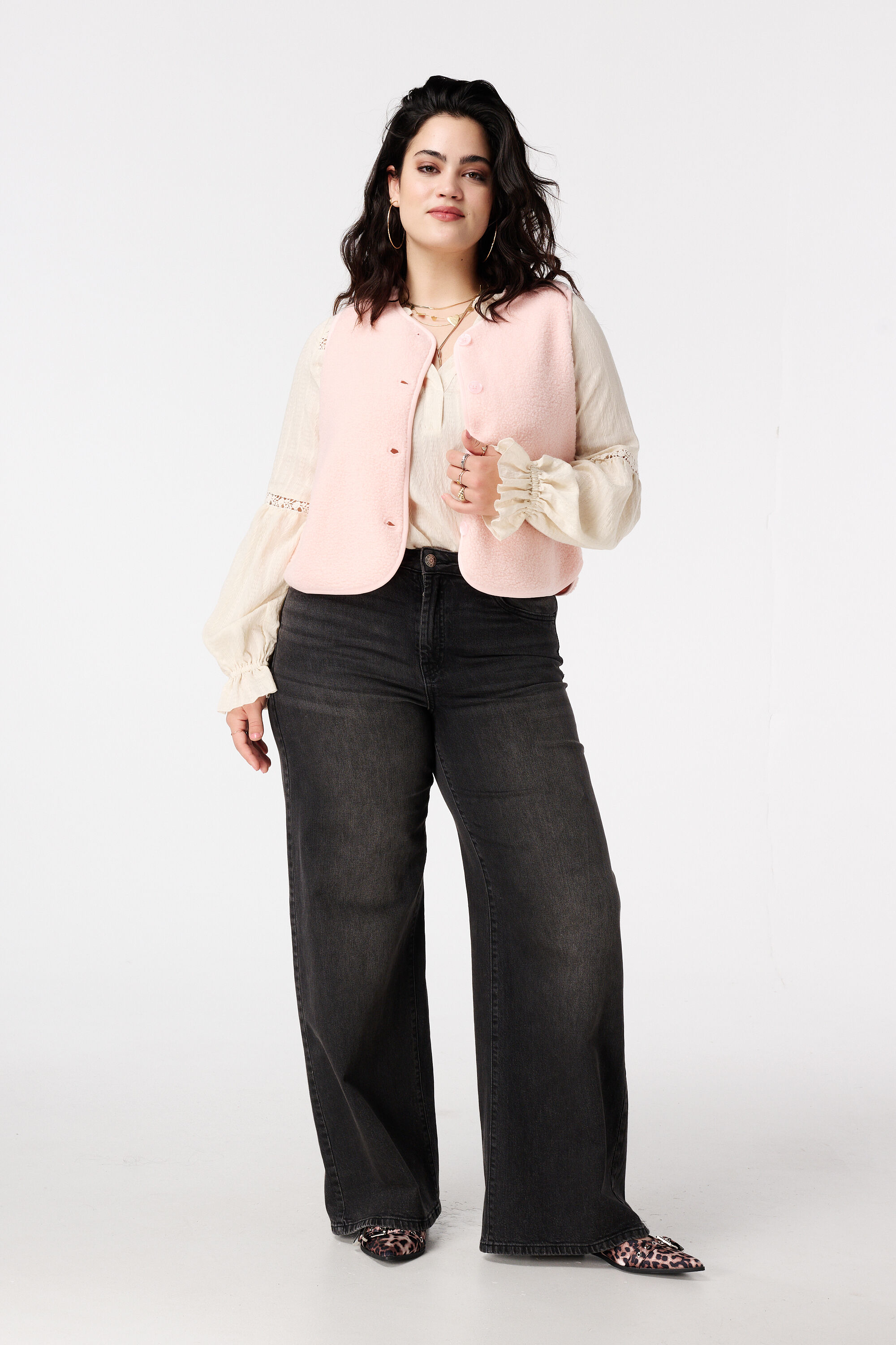 Teddy-Weste mit Knopfverschluss image number 5