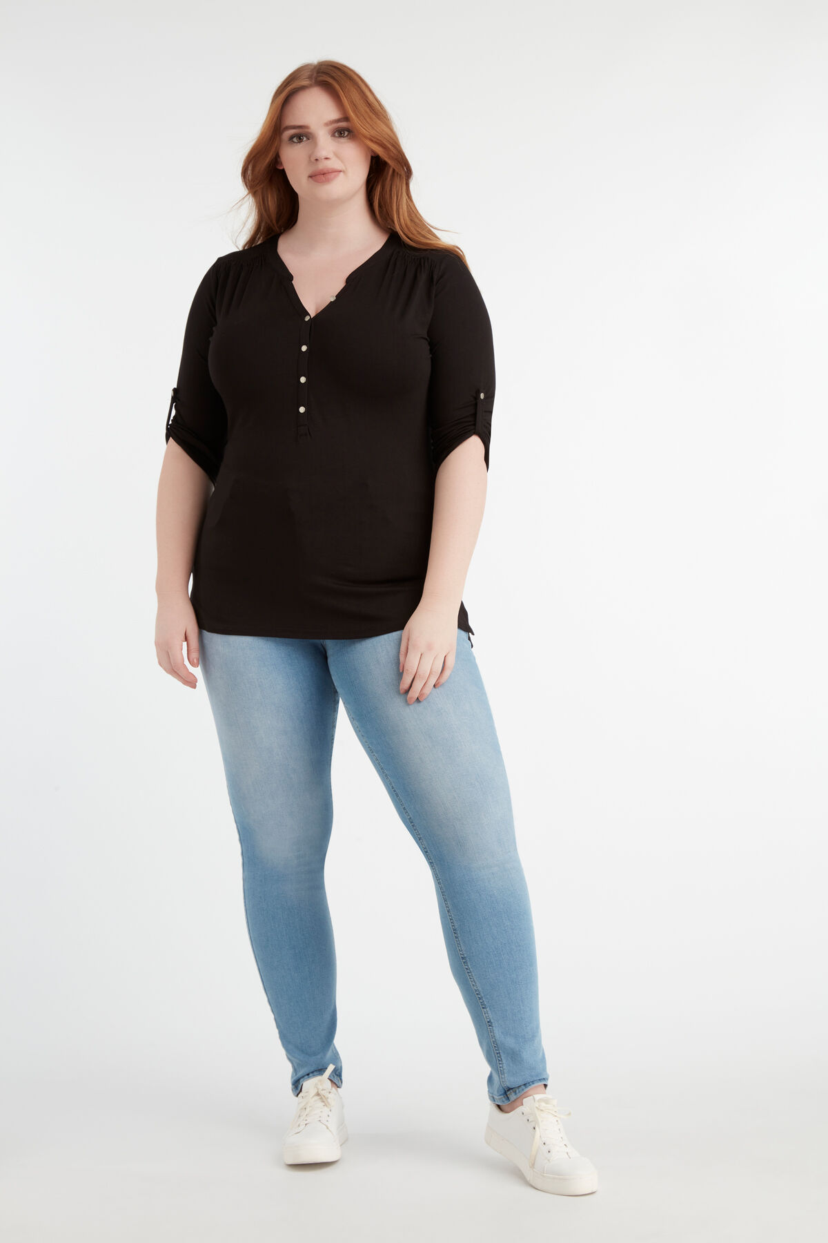 Einfarbiges Top image number 3