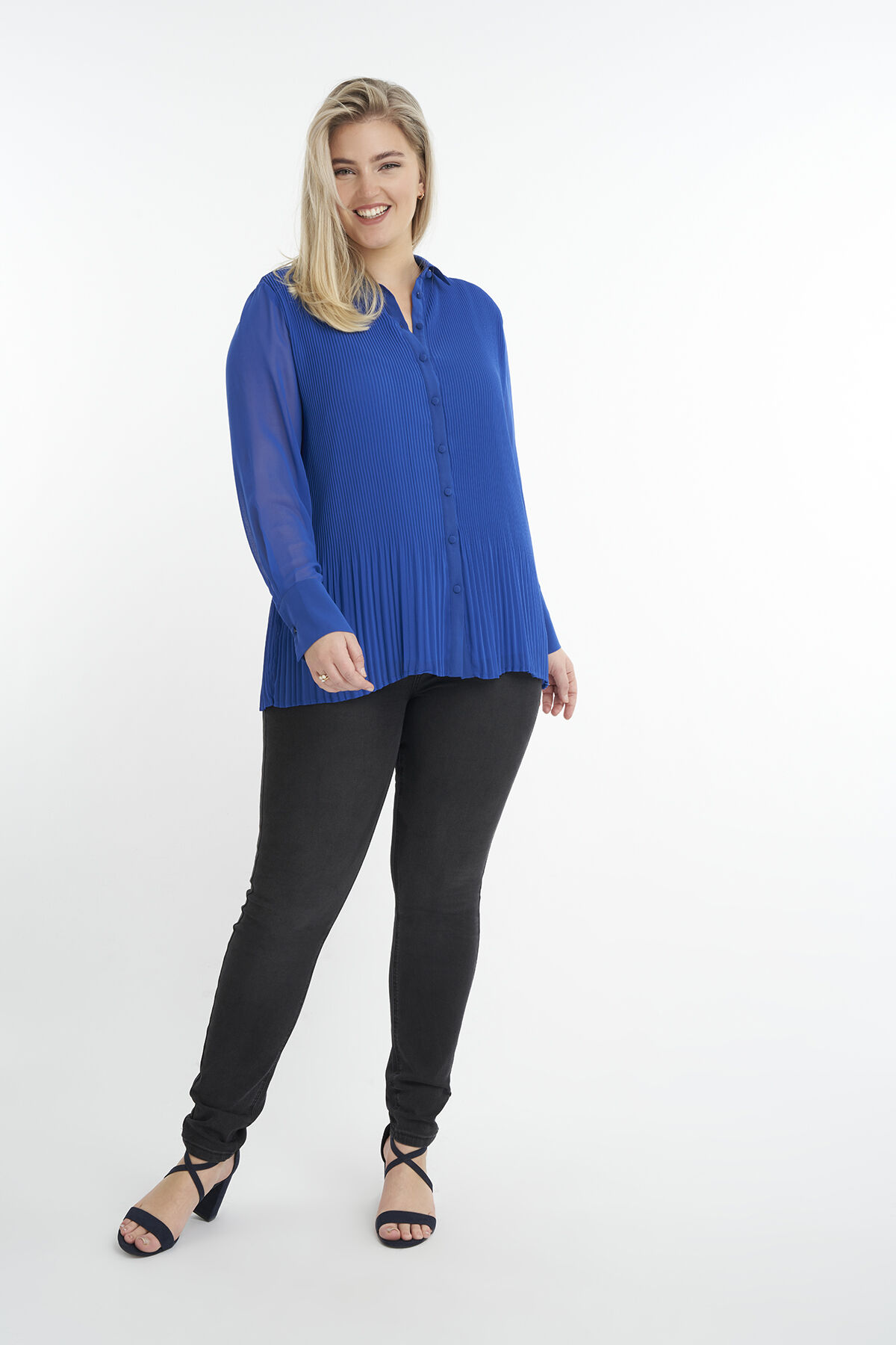 Bluse aus Plissee-Stoff image number 5