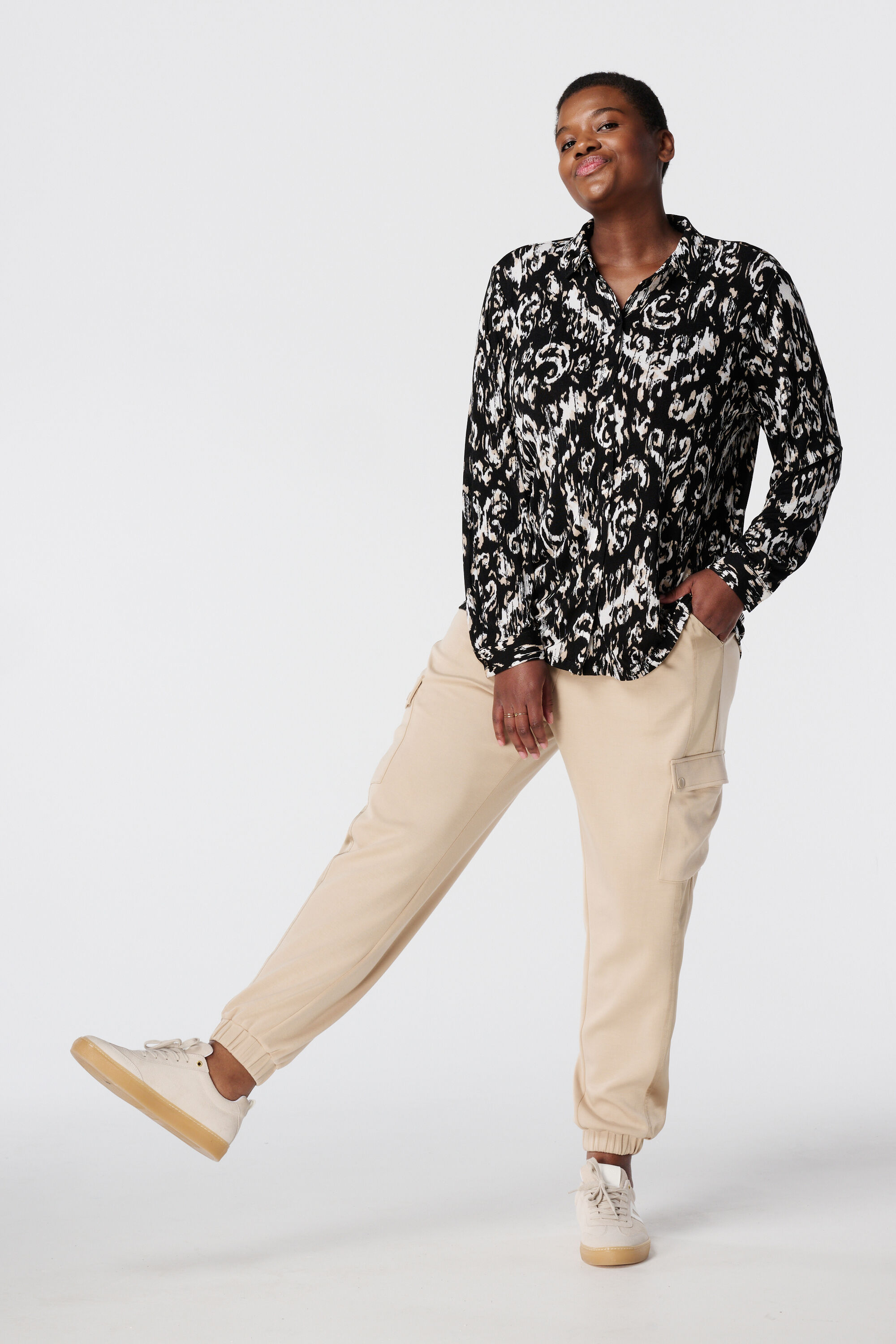 Bluse mit Print image number 5