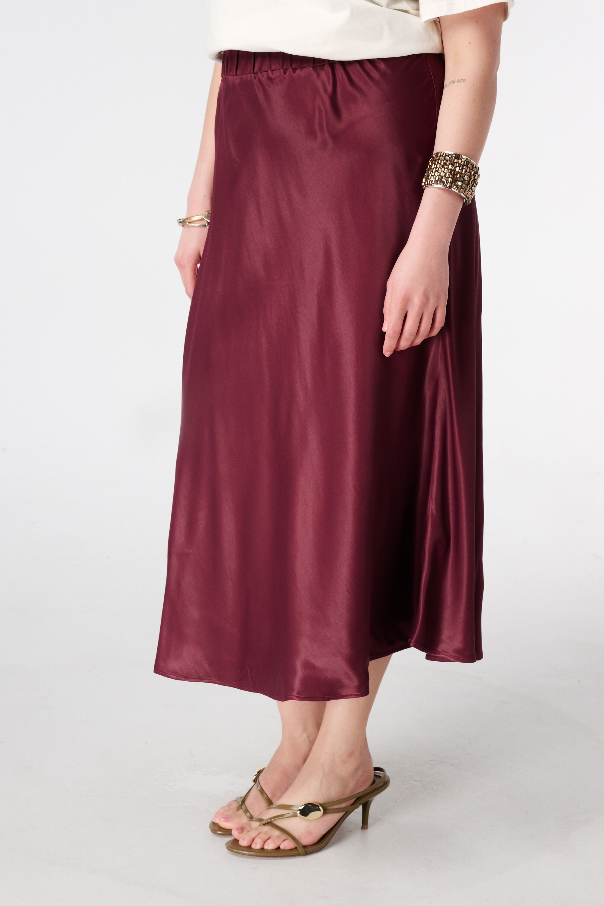 Midi-Rock aus Satin image number 5