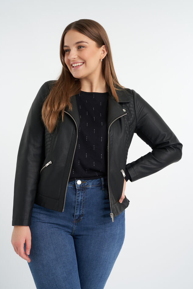 PU-Kunstlederjacke image number 0