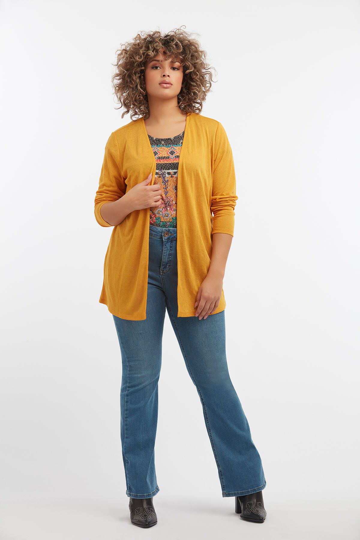 Offener d&uuml;nner Cardigan image number 4