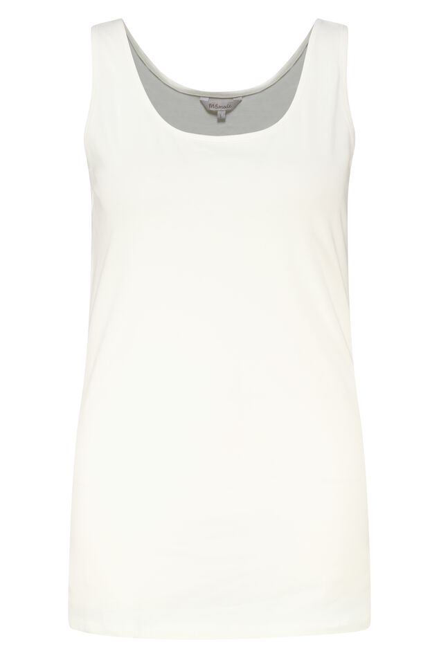 Langes Baumwoll-Singlet image number 1