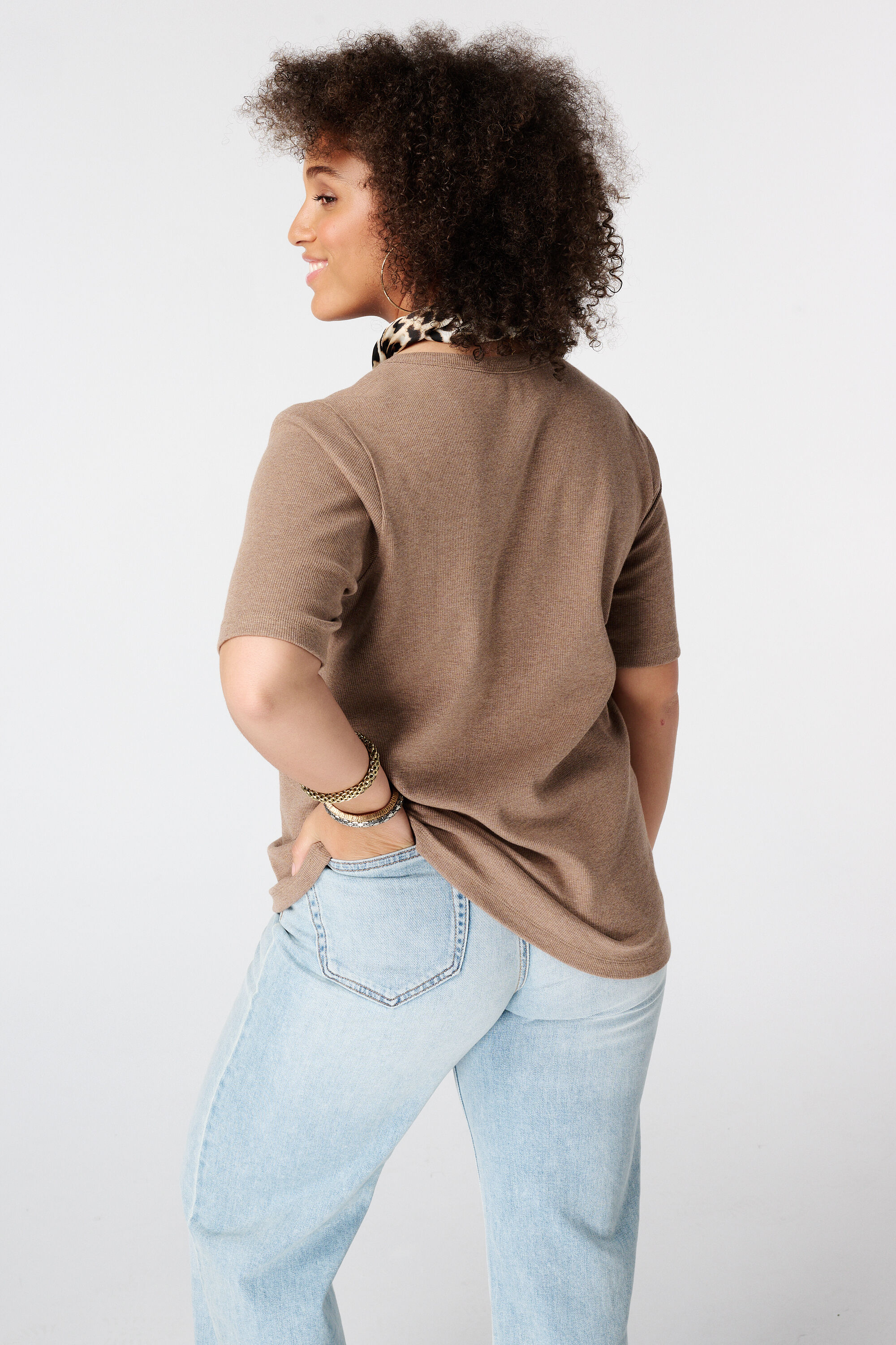 Basic Top aus Rippstoff image number 3