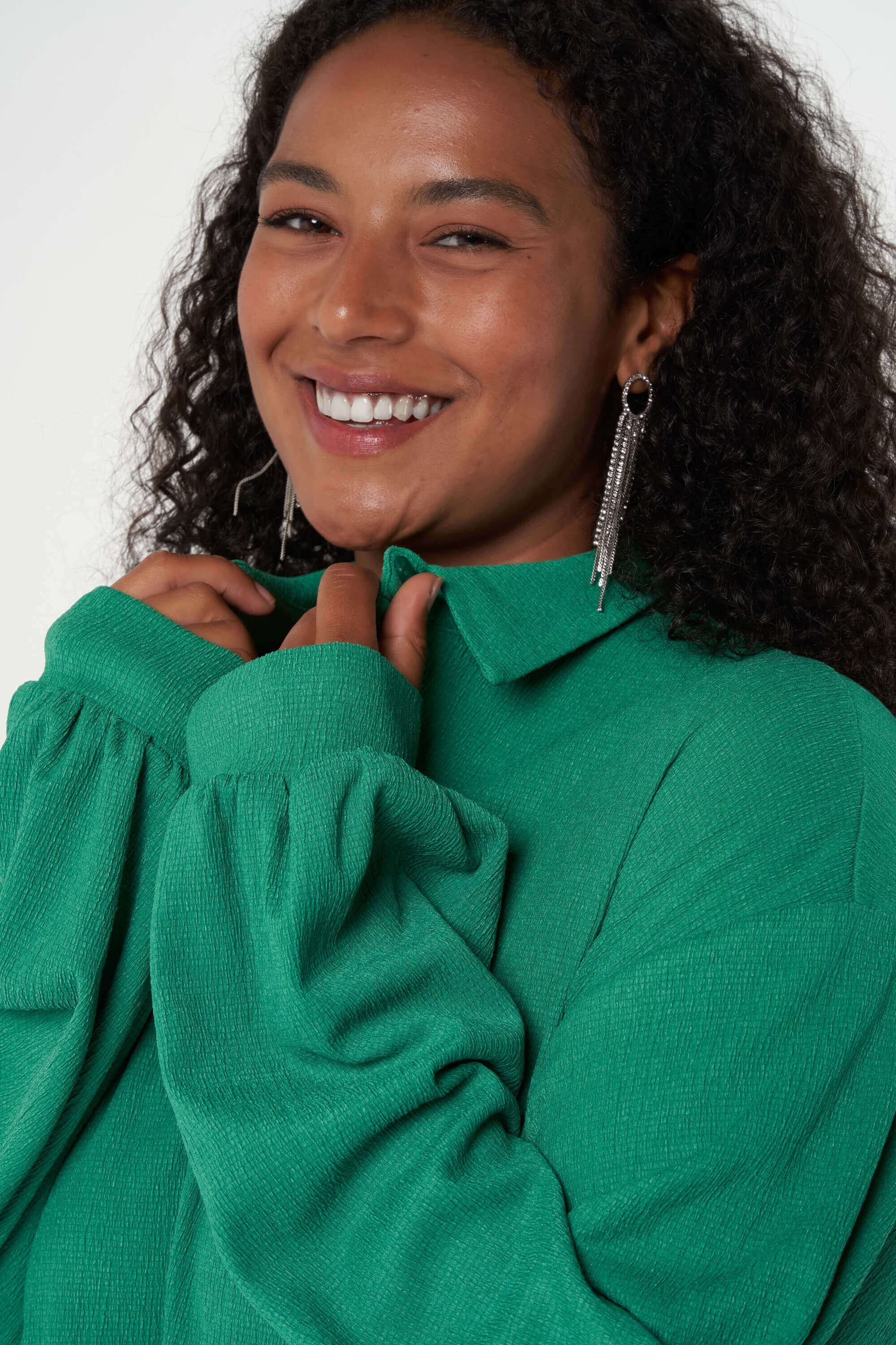 Weit geschnittene Bluse image number 4