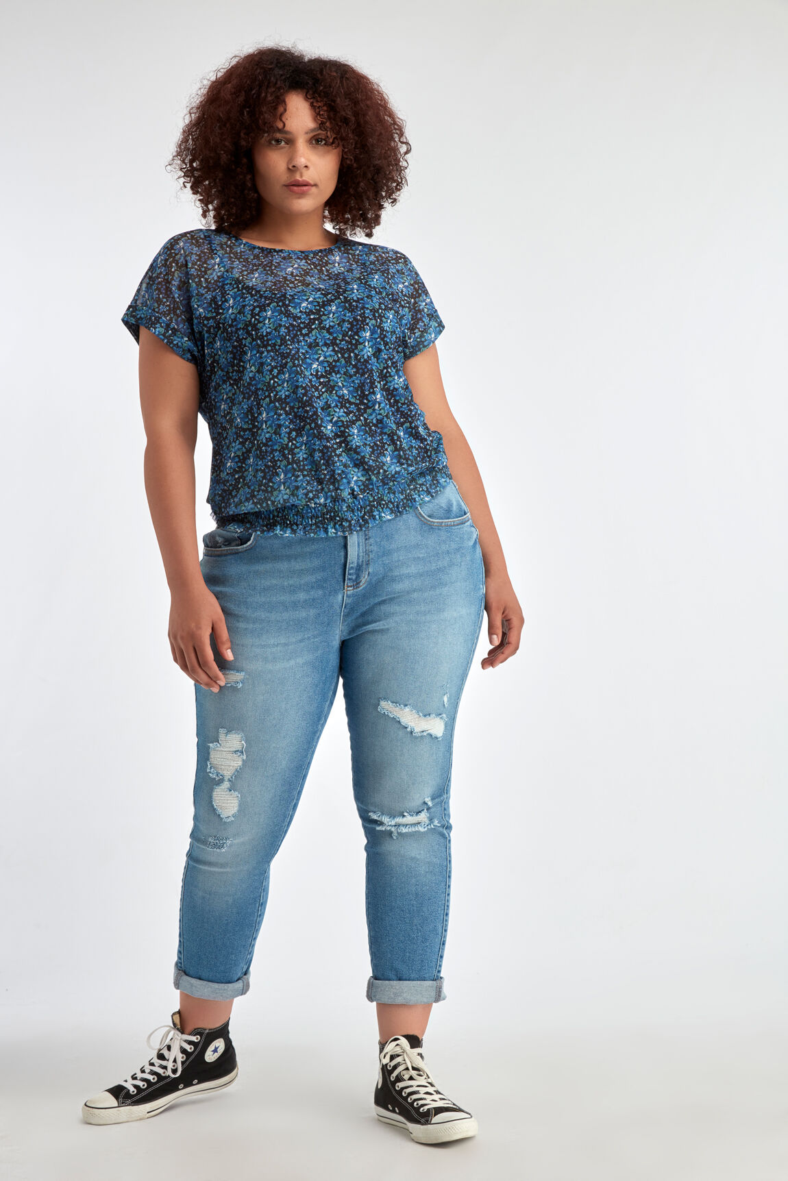 Jeans mit Used-Look image number 6