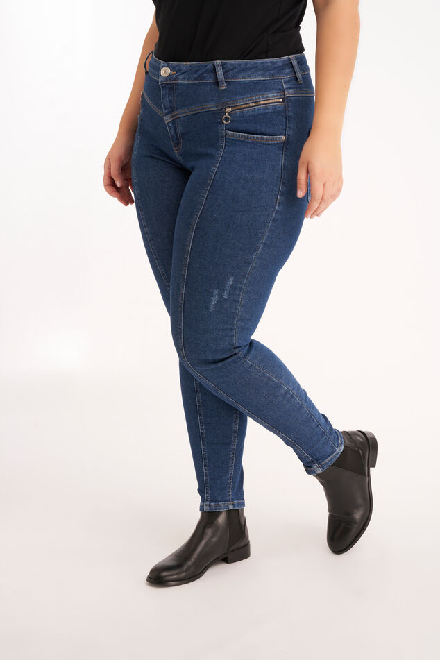 Jeans mit Ziernaht image number 4
