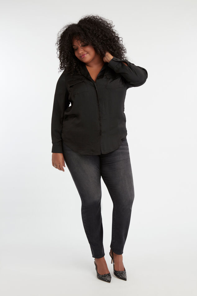 Satin-Bluse image number 0