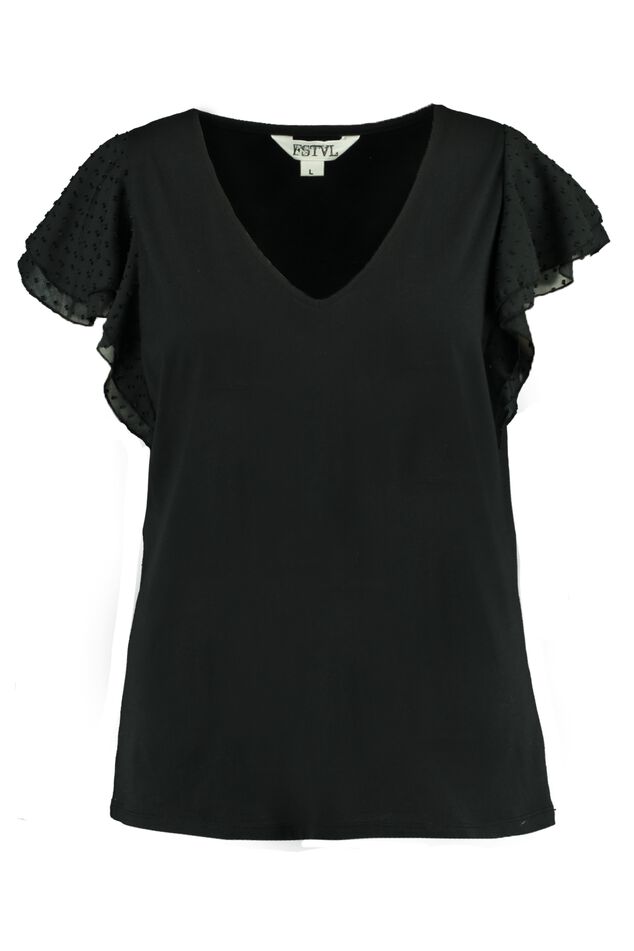 Top mit eleganten Ärmeln  image number 2