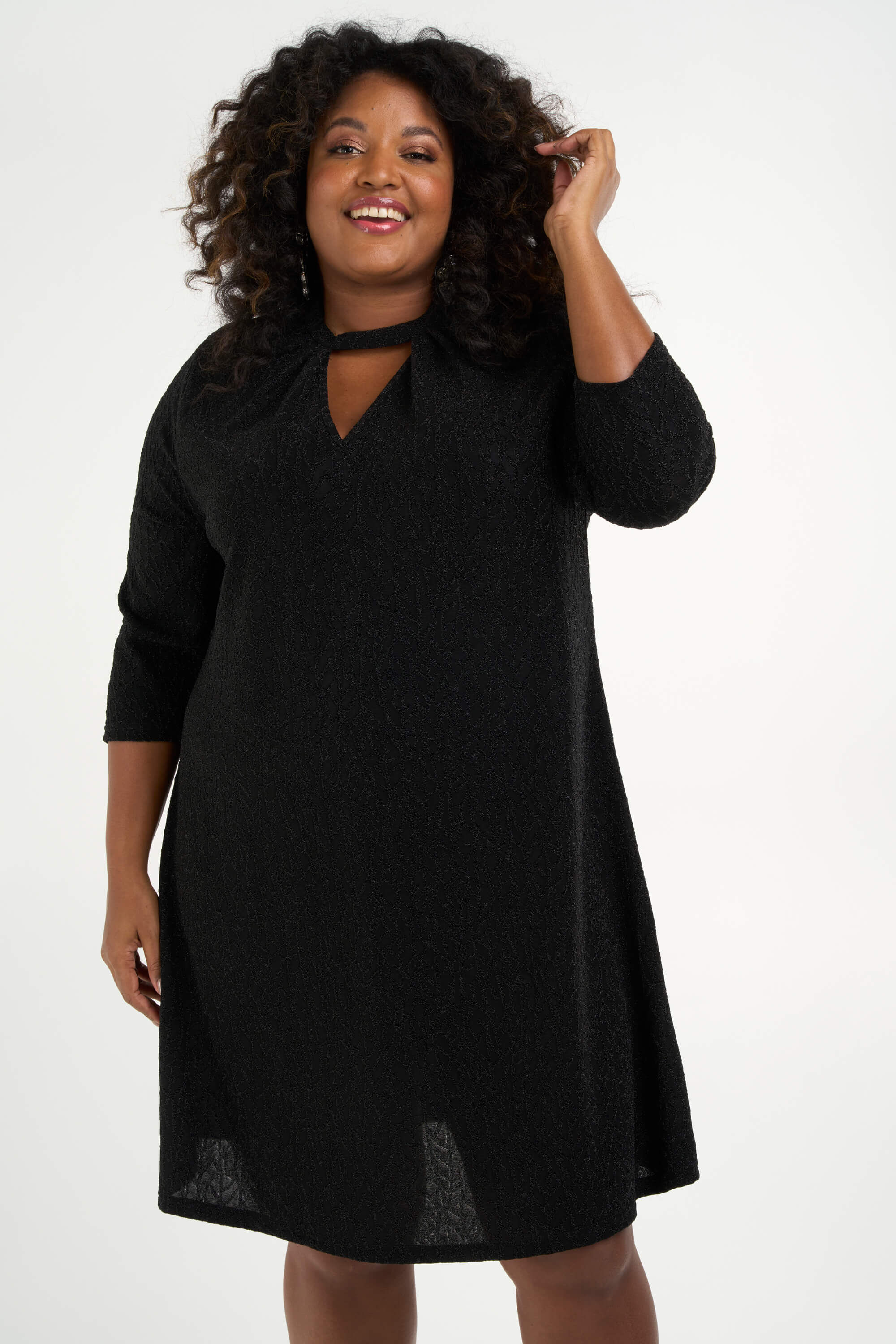 Kleid mit Glitzerdetails image number 5