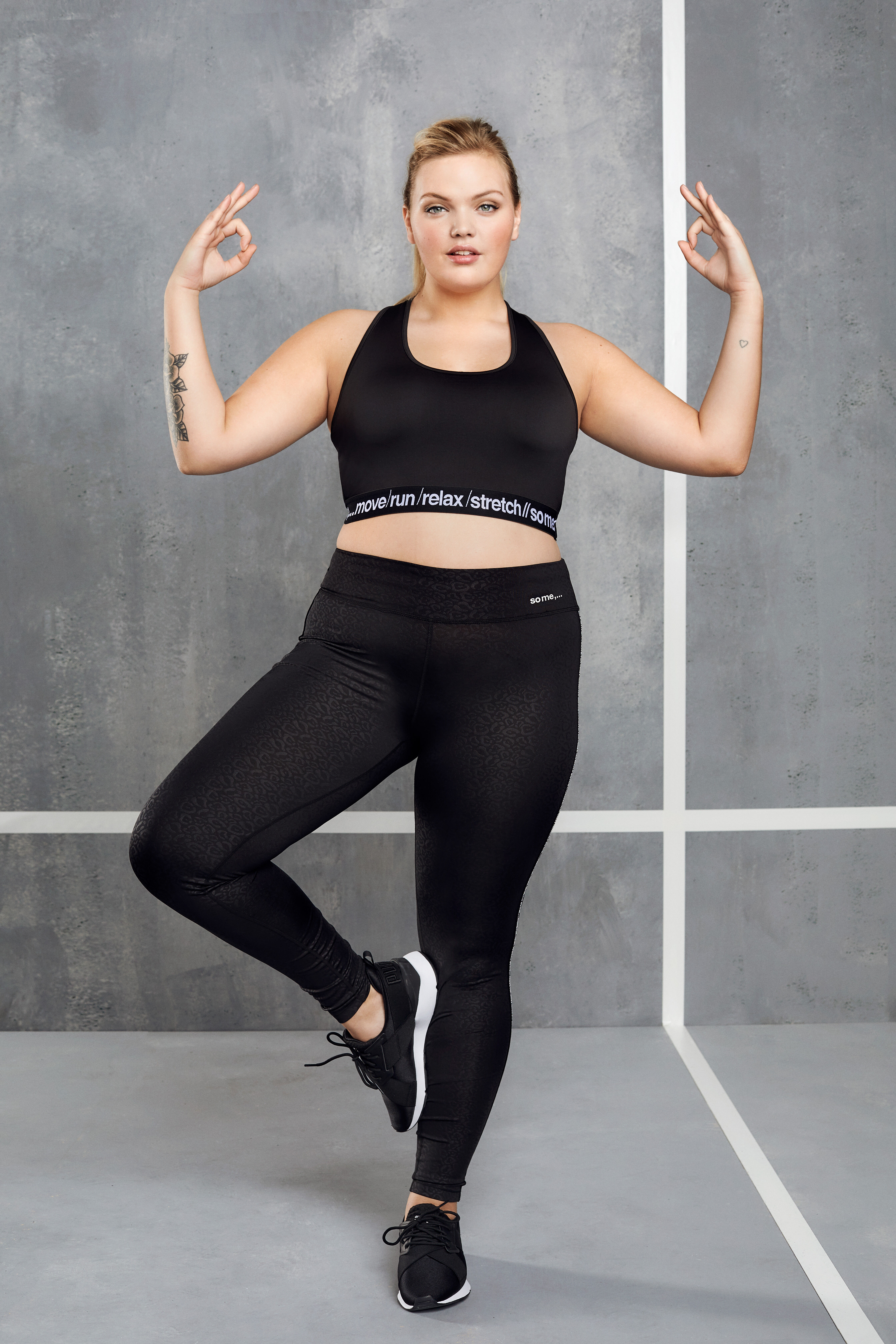 Sport-Leggings mit Leoparden-Print image number 5