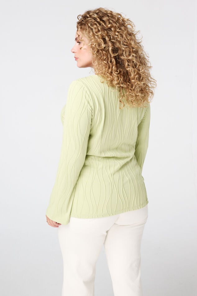 Tailliertes Langarm-T-Shirt image number 3