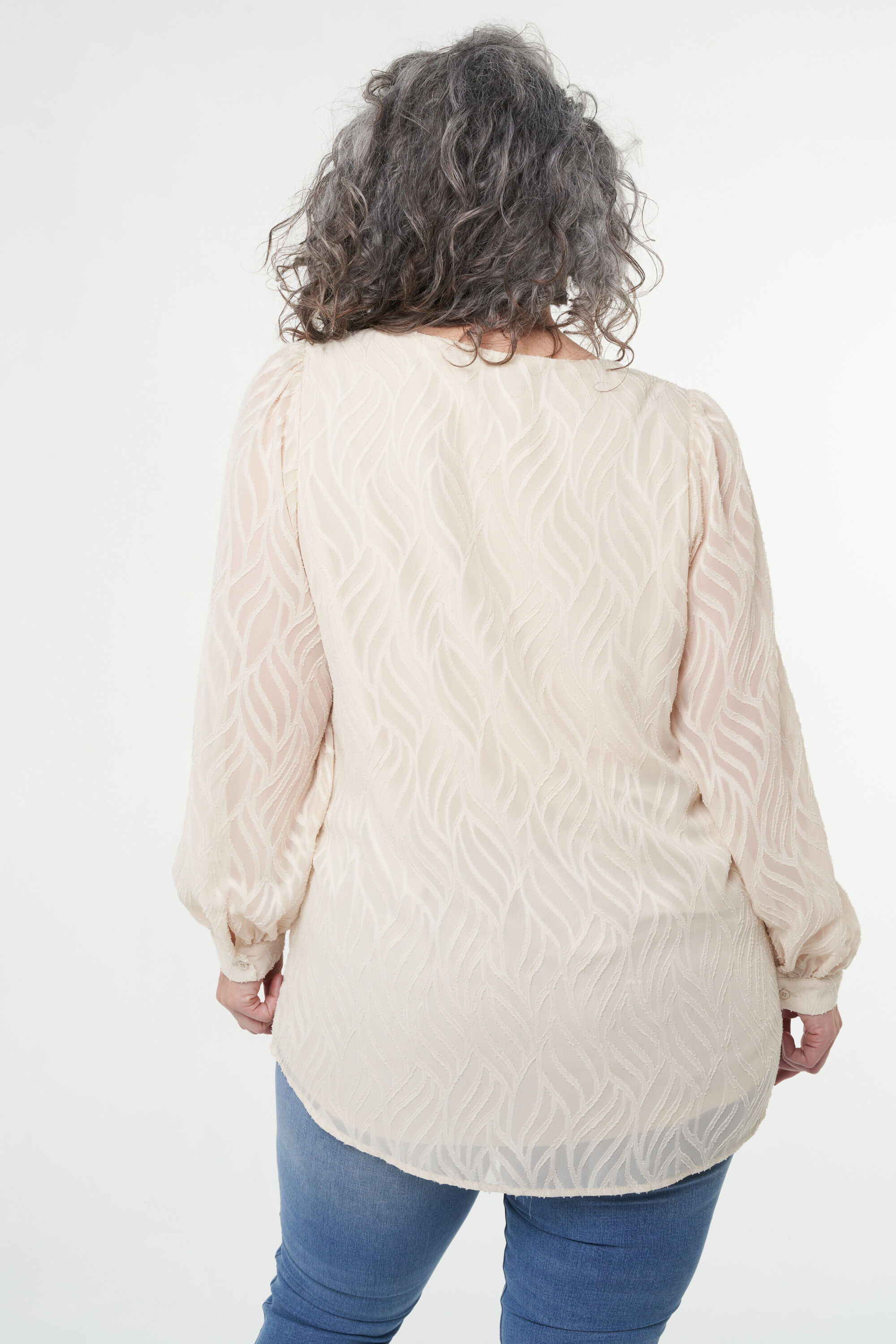 Jacquard-Bluse image number 4