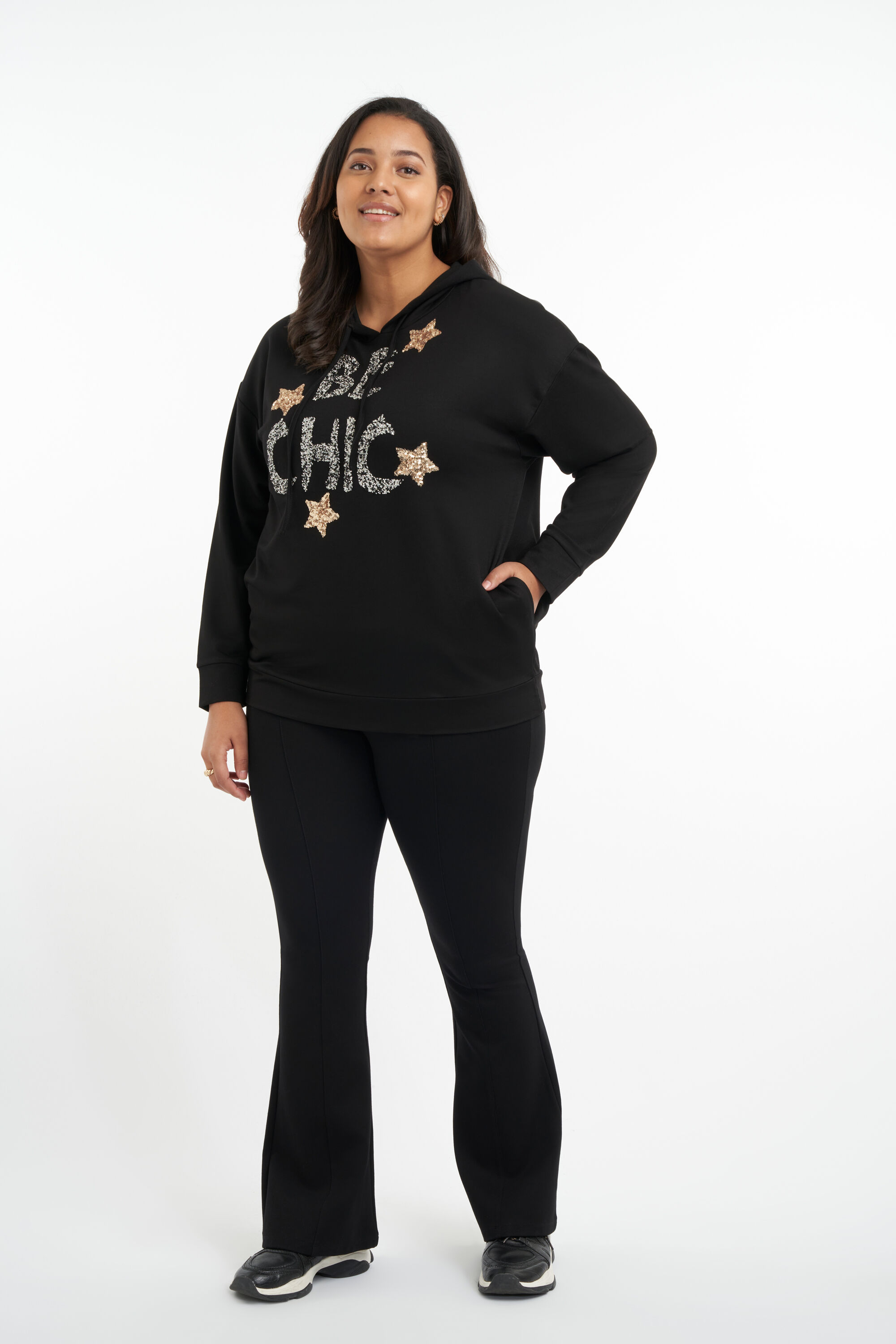 Hoodie mit Glitzer image number 5