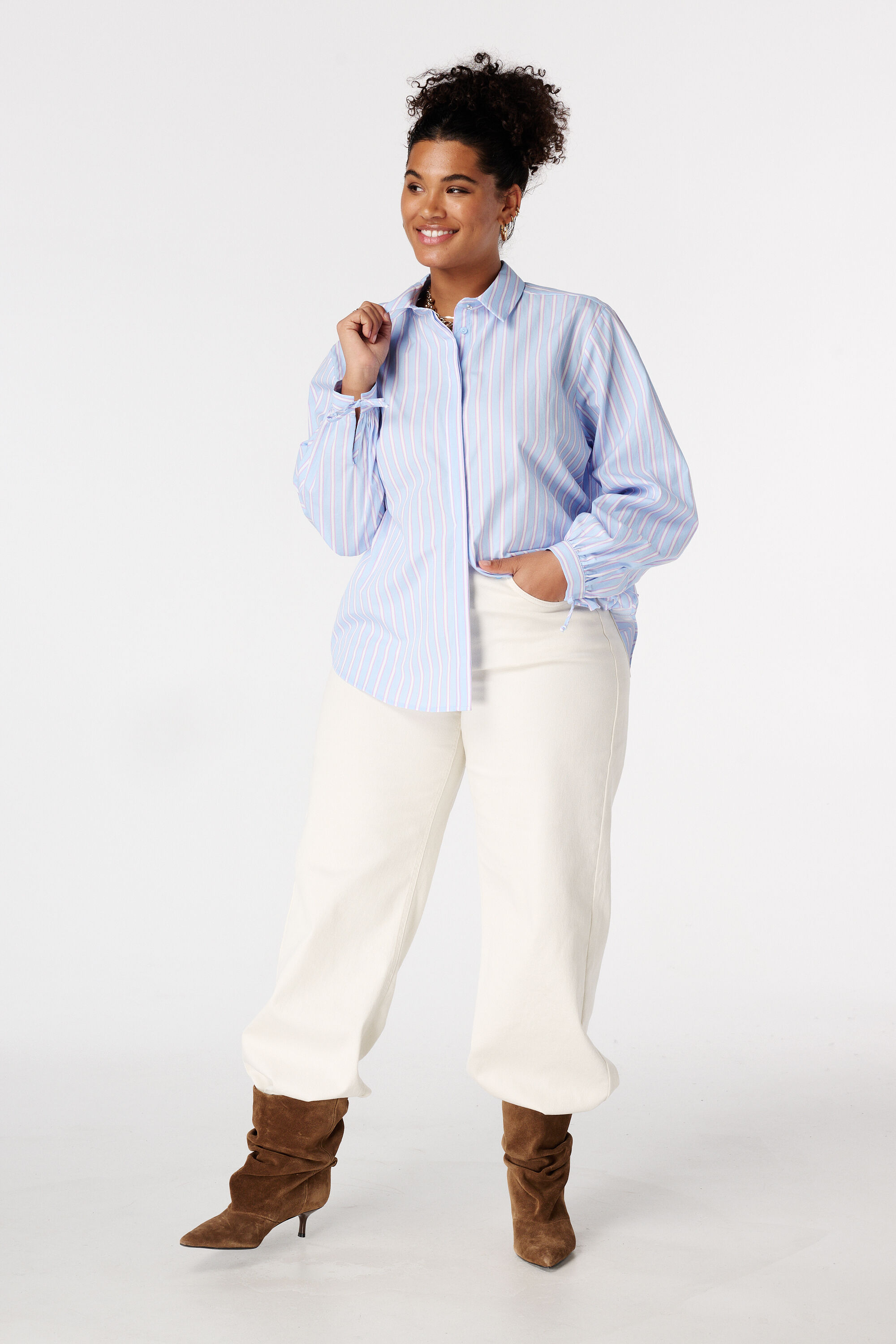 Gestreifte Bluse image number 5