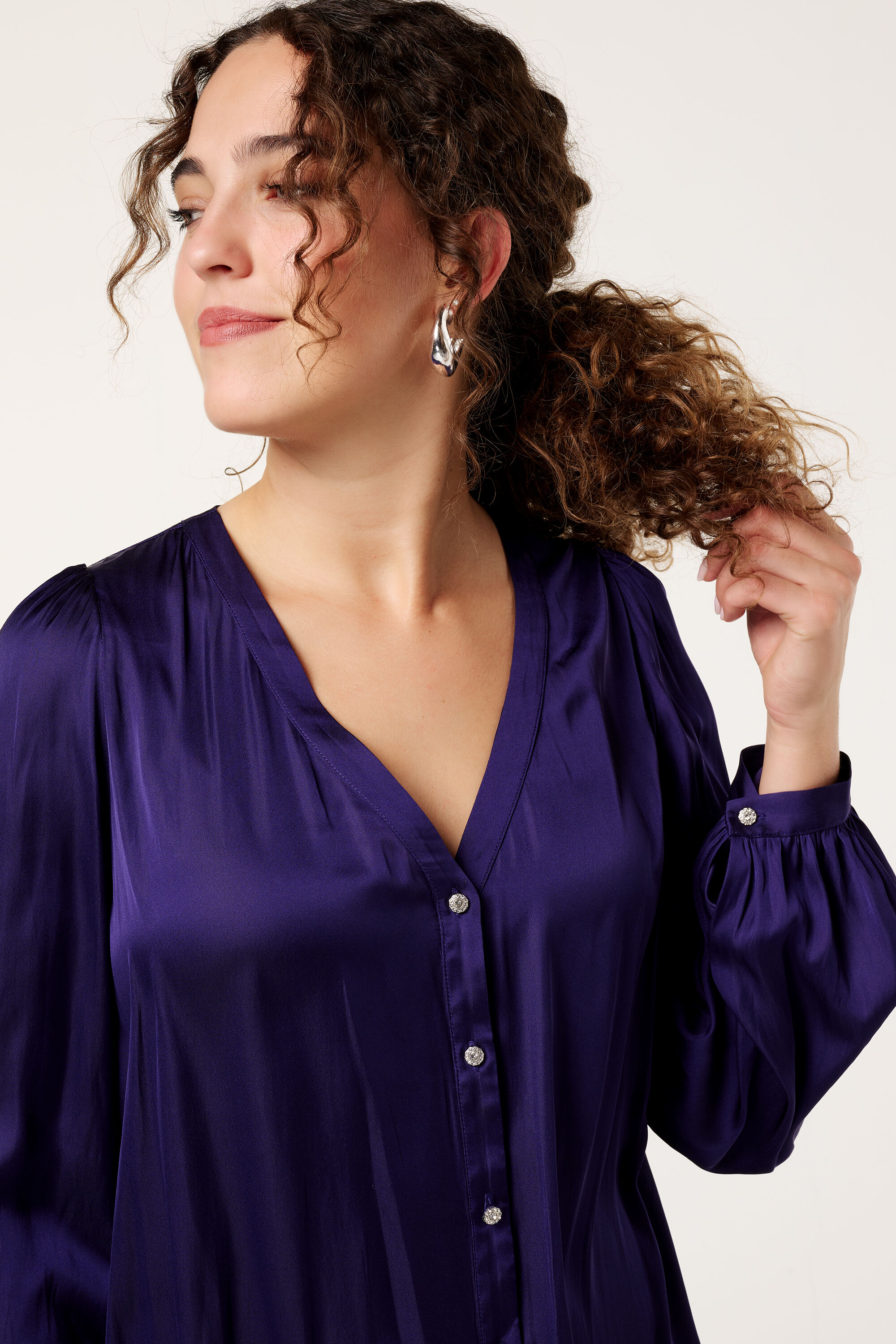 Satinbluse  image number 4