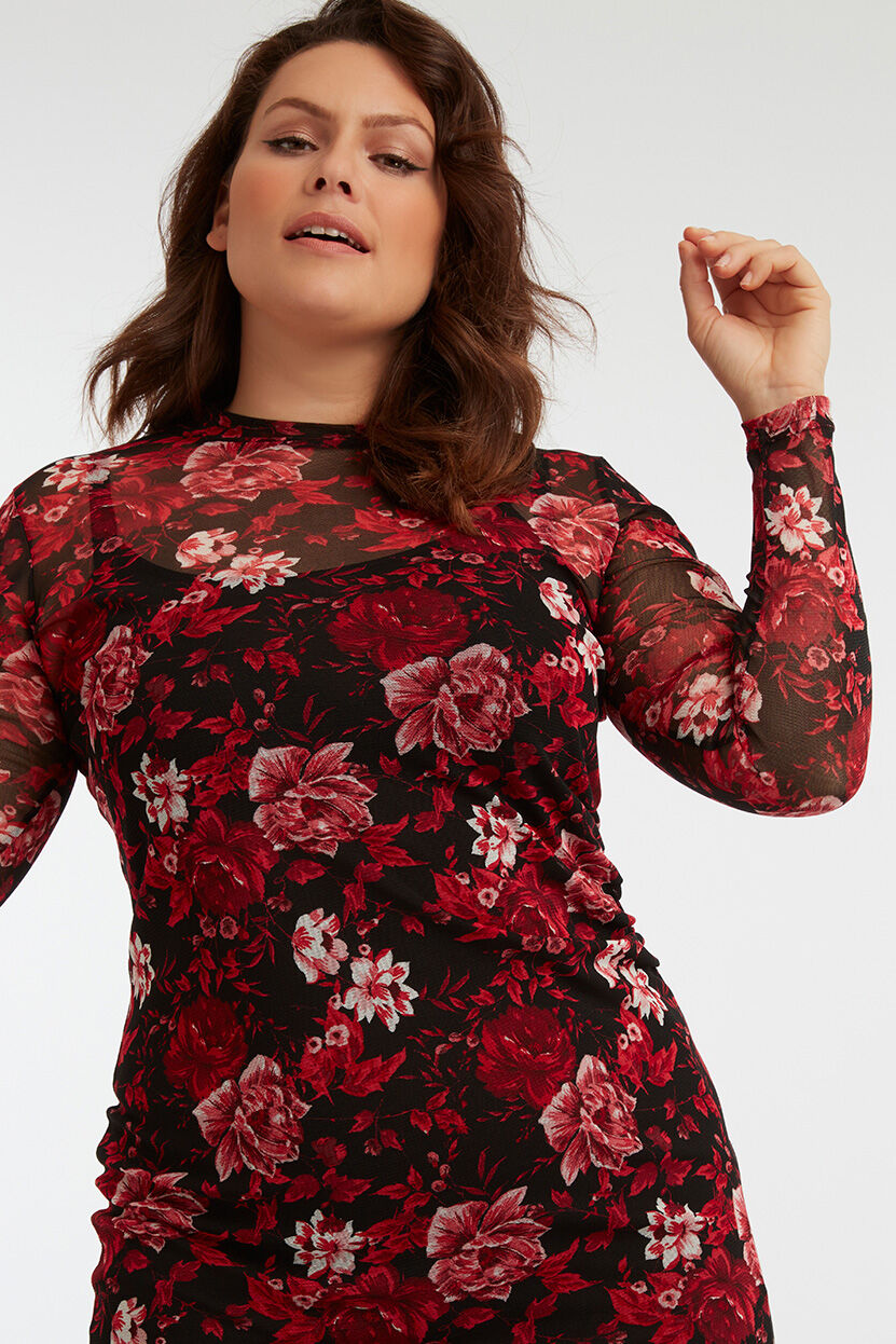 Halb-transparentes Kleid image number 6