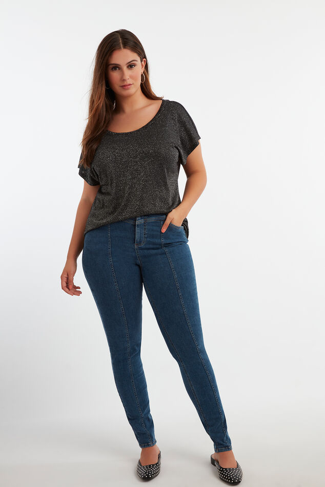 Skinny-Leg-Jeans mit hohem Bund image number 0