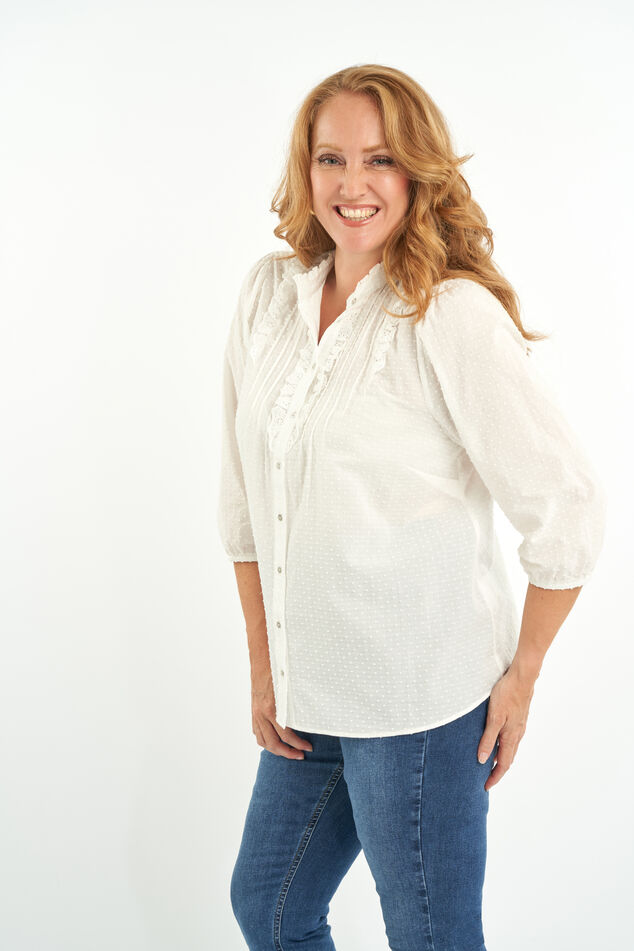 Bluse mit Rüschen image number 0