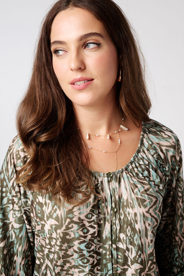 Bluse mit Print image number 4