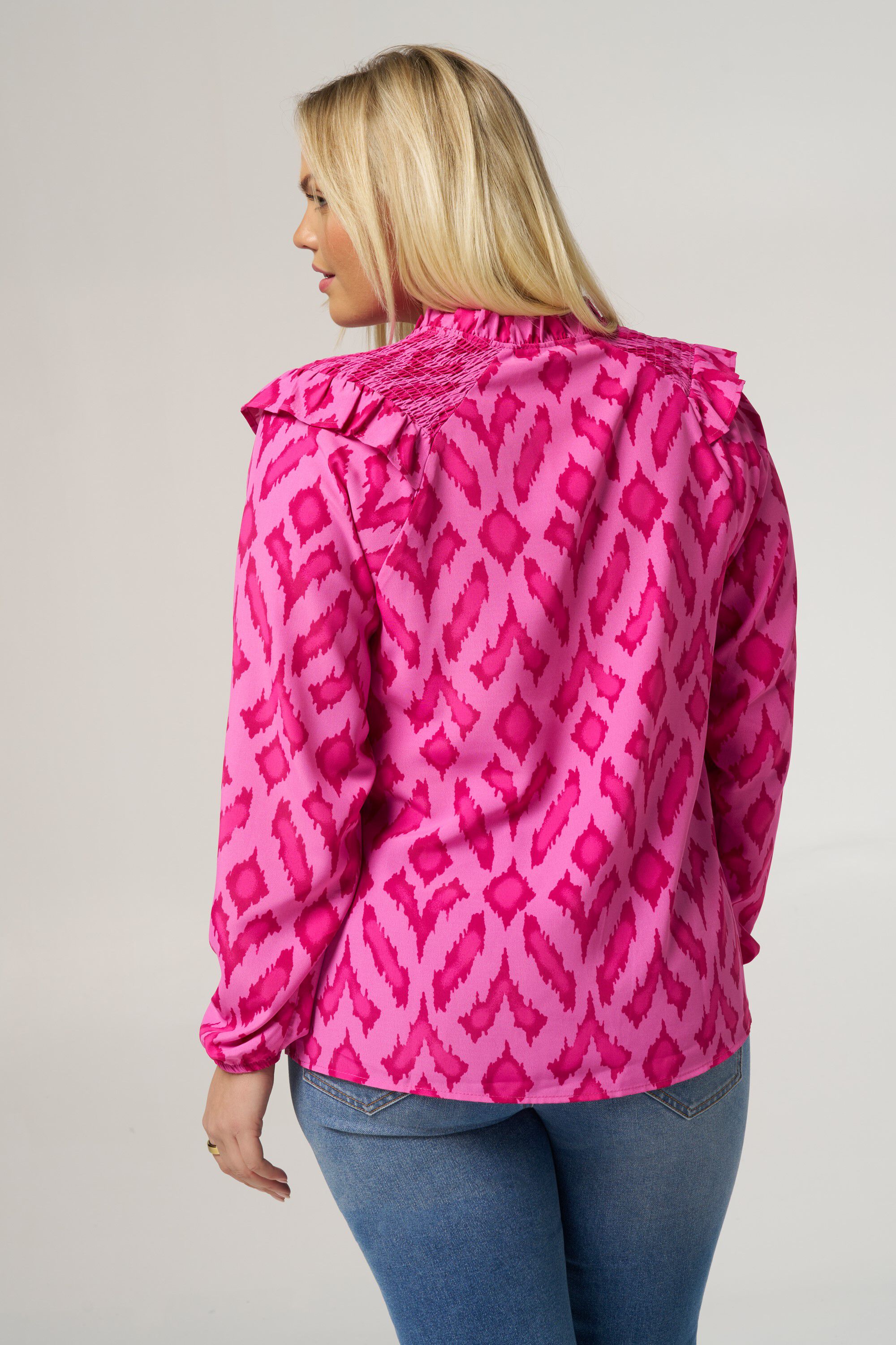 Bluse mit Print image number 3