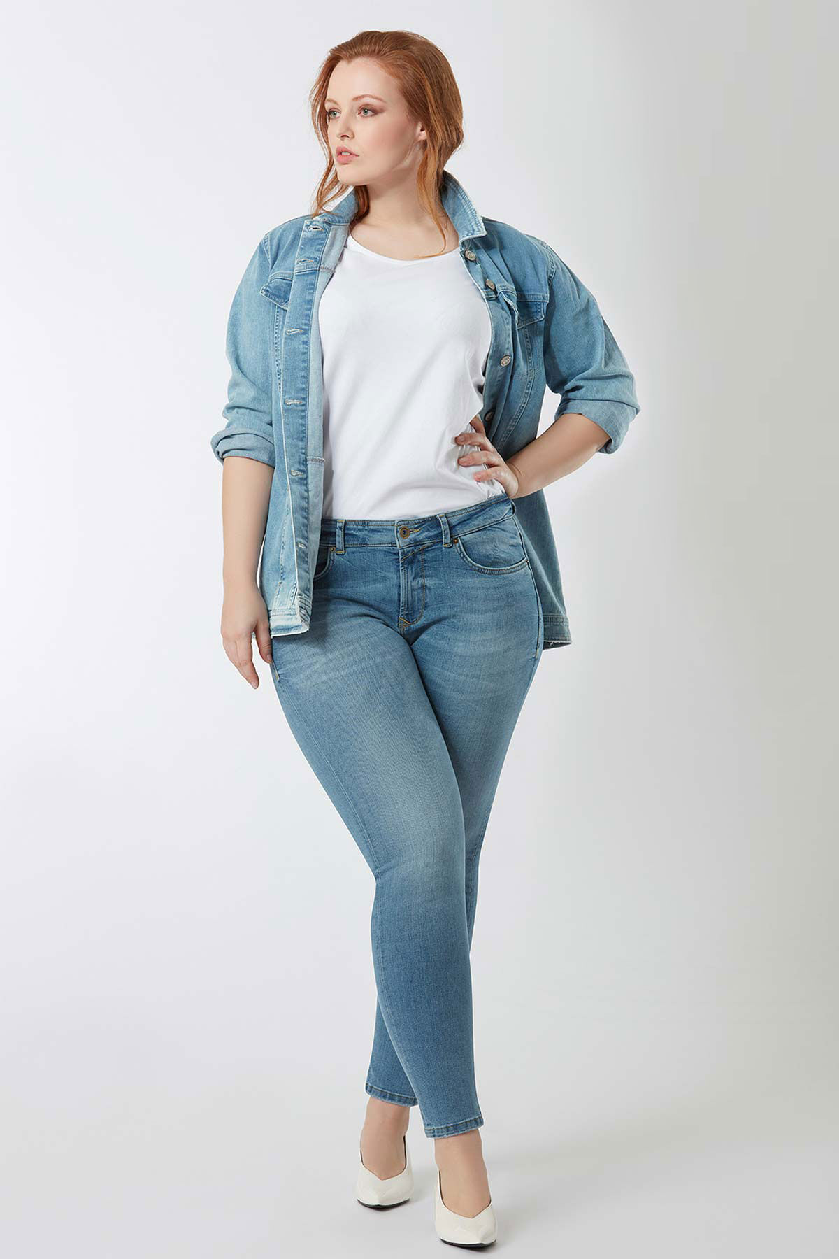 some,... A typ skinny jeans gebleicht image number 0