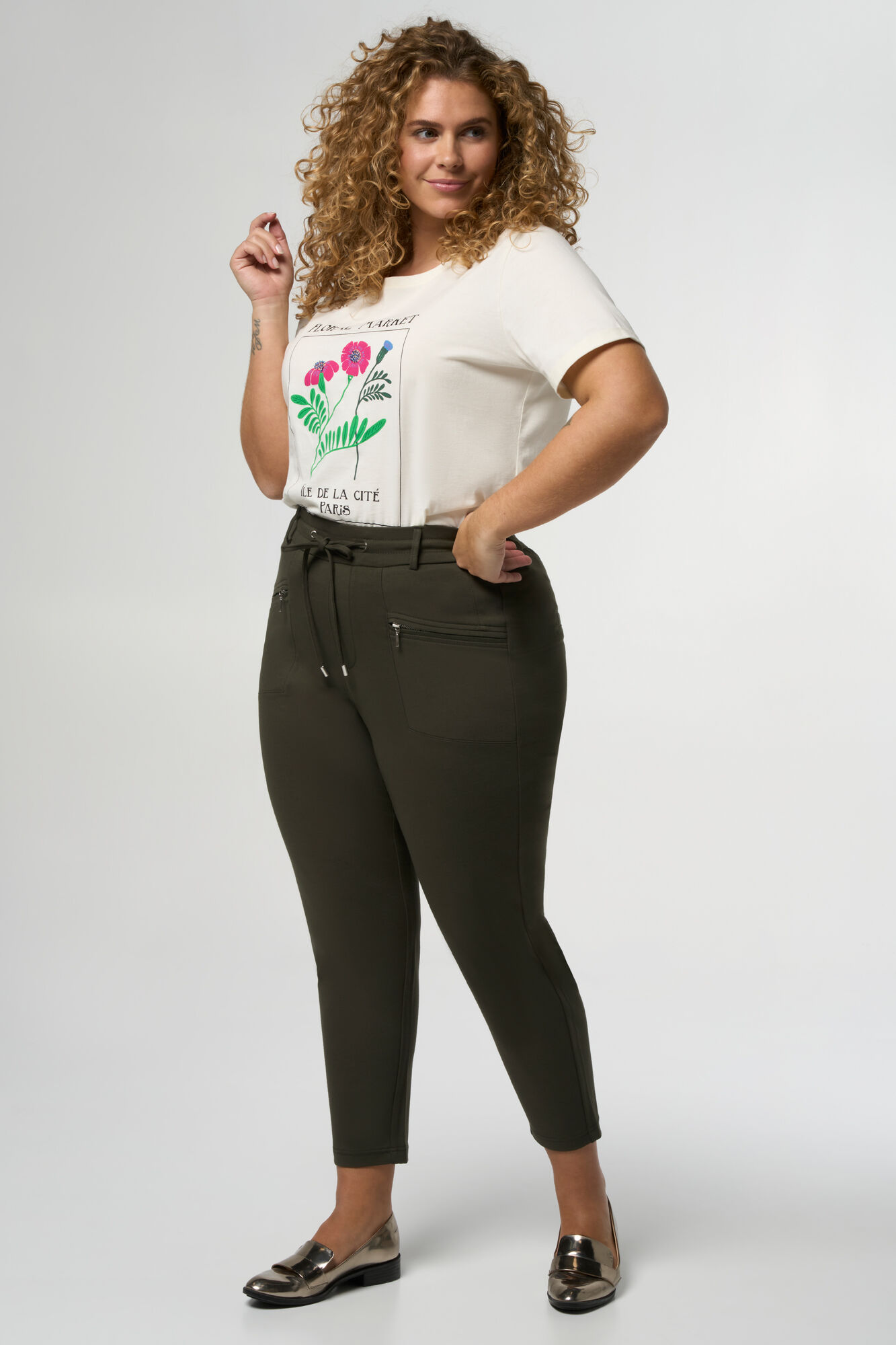 Kn&ouml;chellange Hose mit Rei&szlig;verschluss image number 6