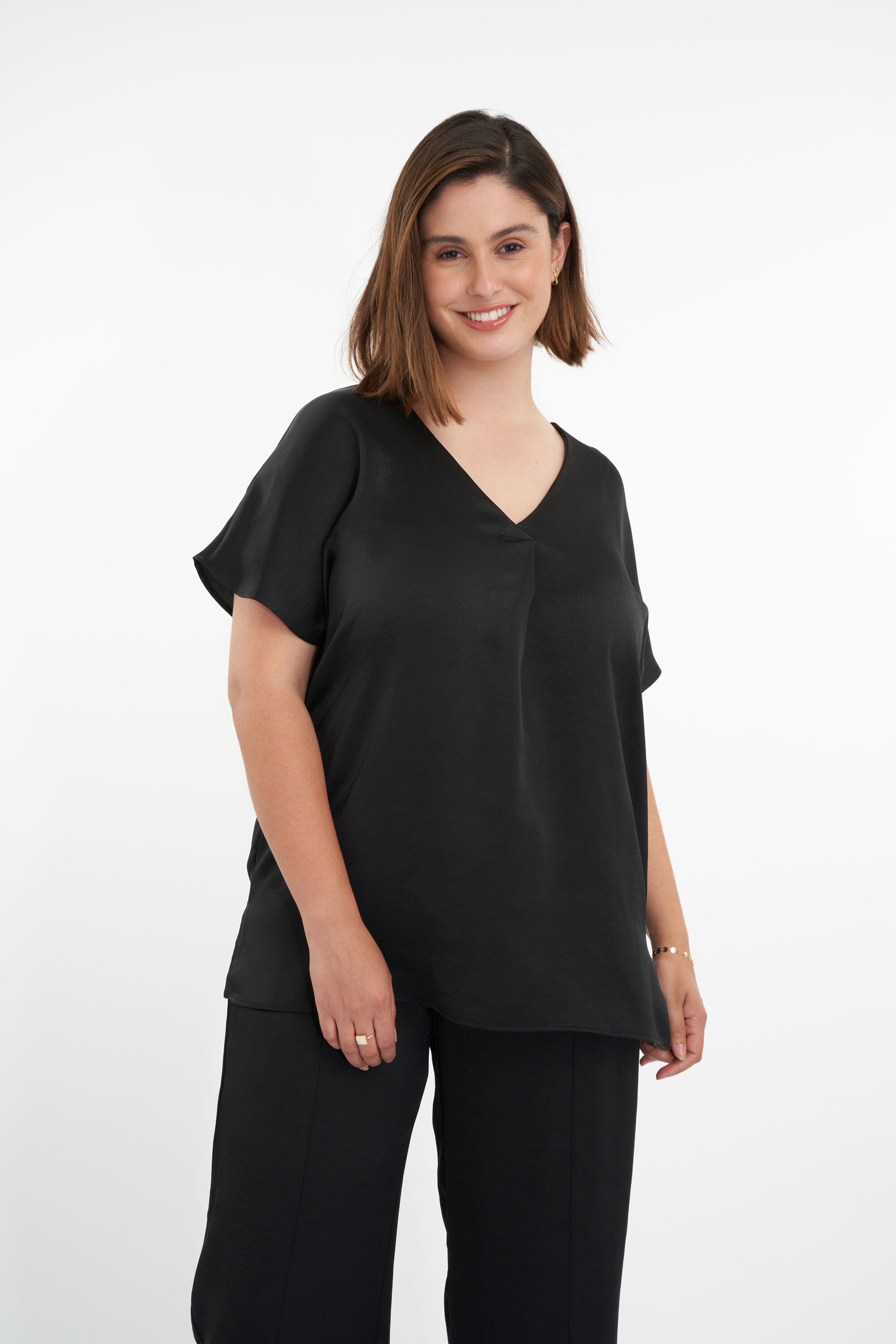 Satinbluse image number 0