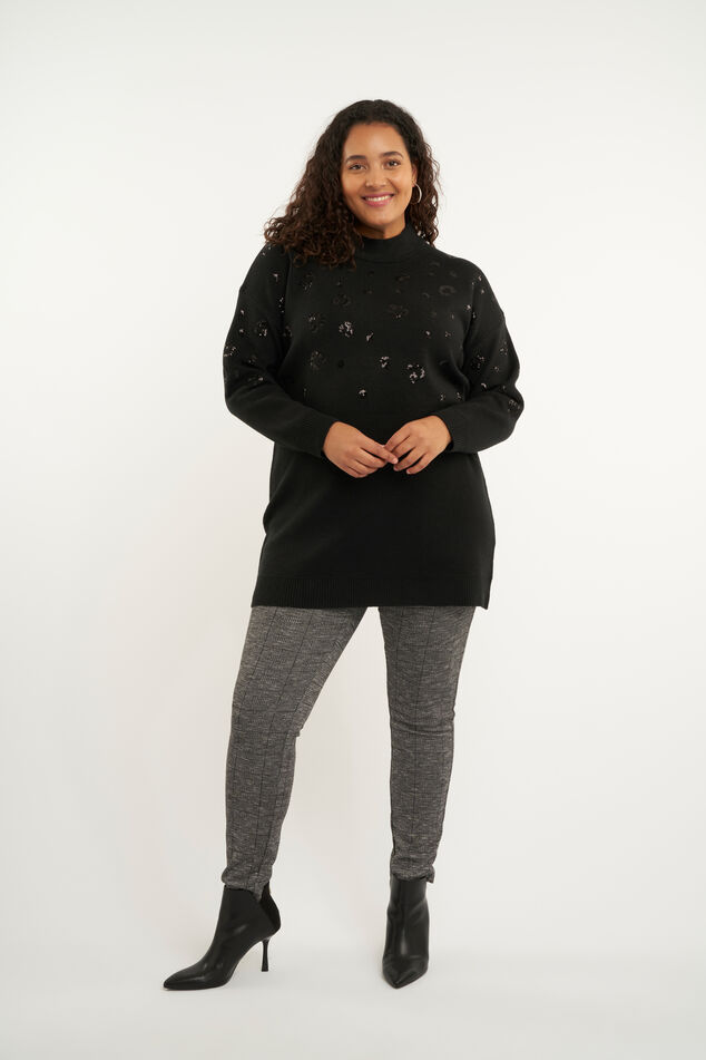 Pullover mit Pailletten image number 6