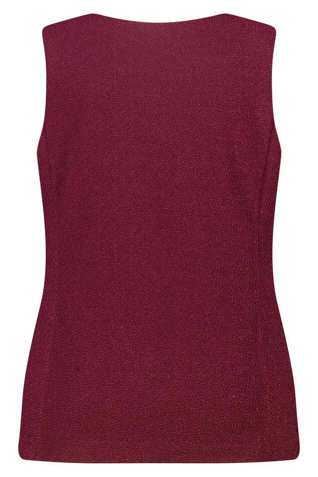 Weste mit Knöpfen und Lurex image number 2