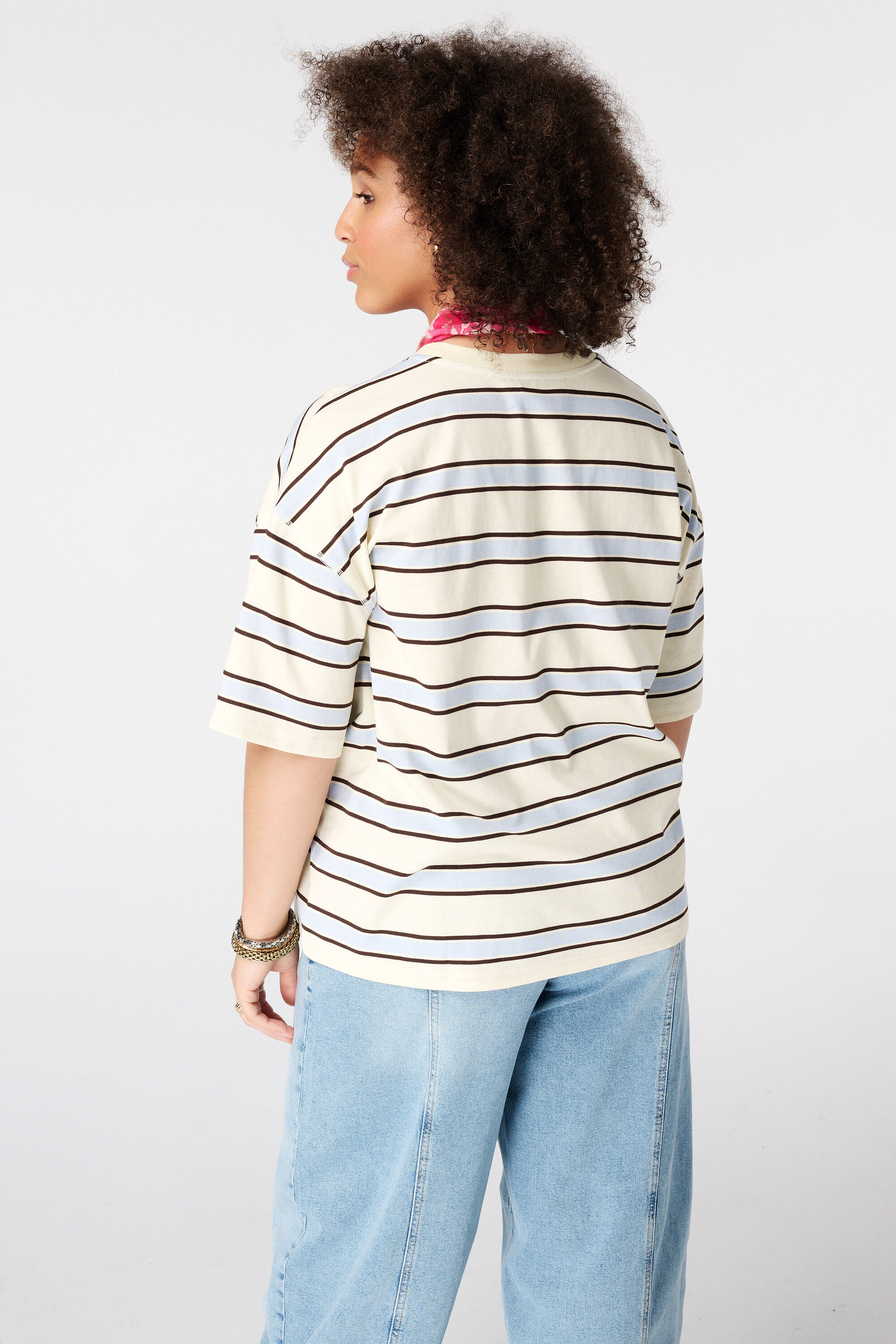 Oversized T Shirt mit Motiv image number 3