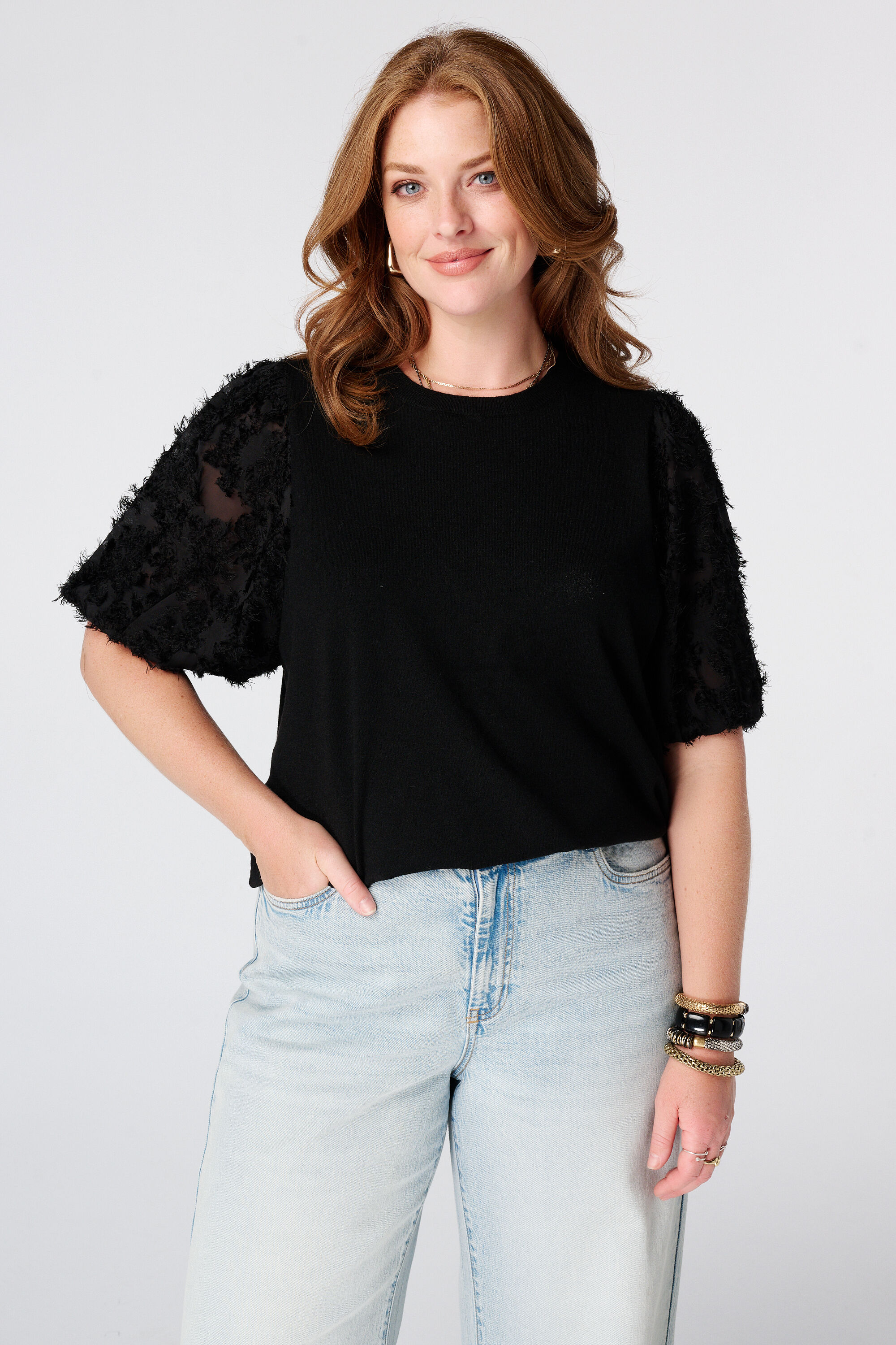 Pullover mit kurzen &Auml;rmeln